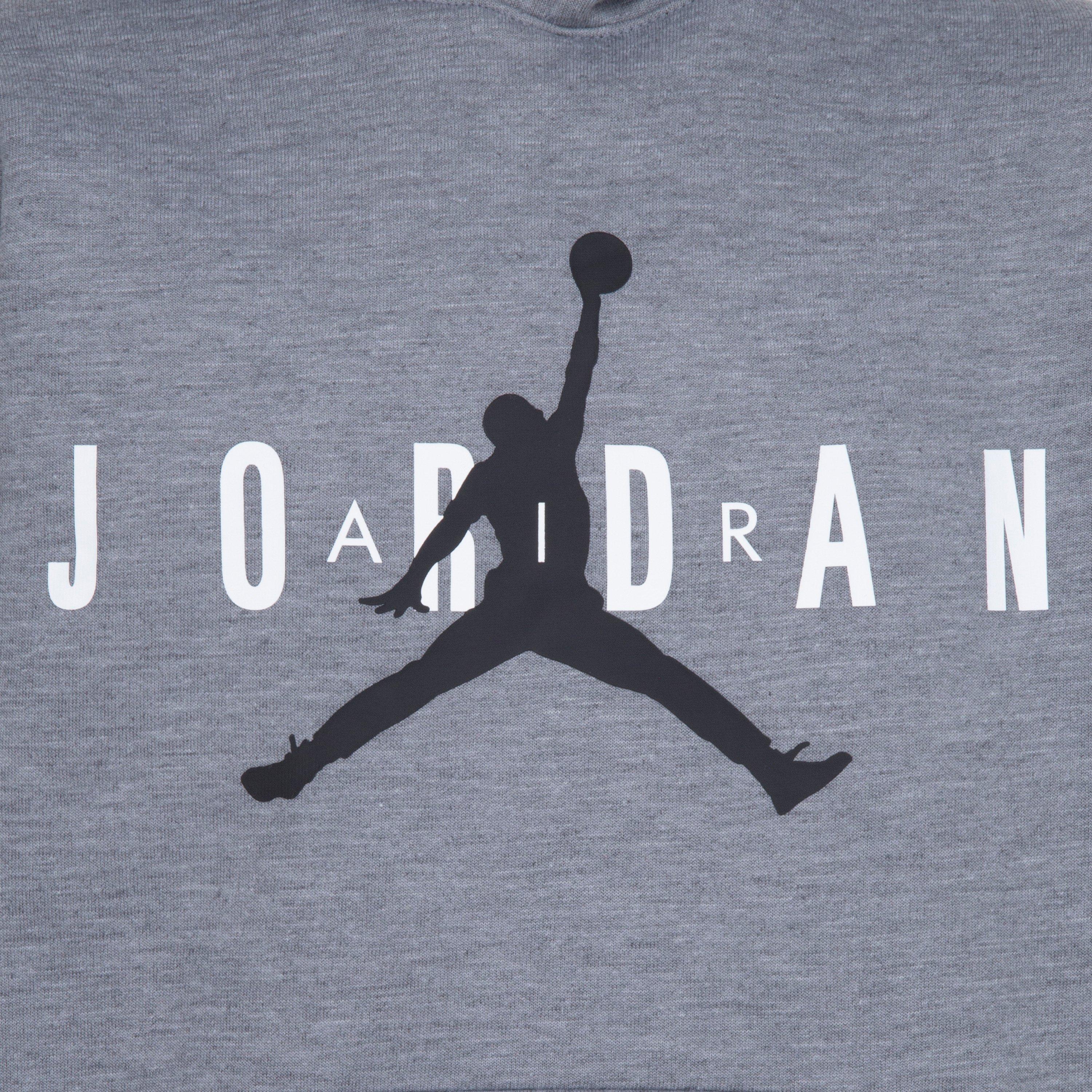 Carbon Heather - Air Jordan - Kids' Jumpman Hoodie - 2