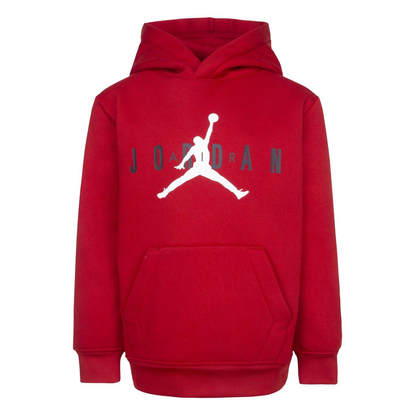 red jumpman hoodie