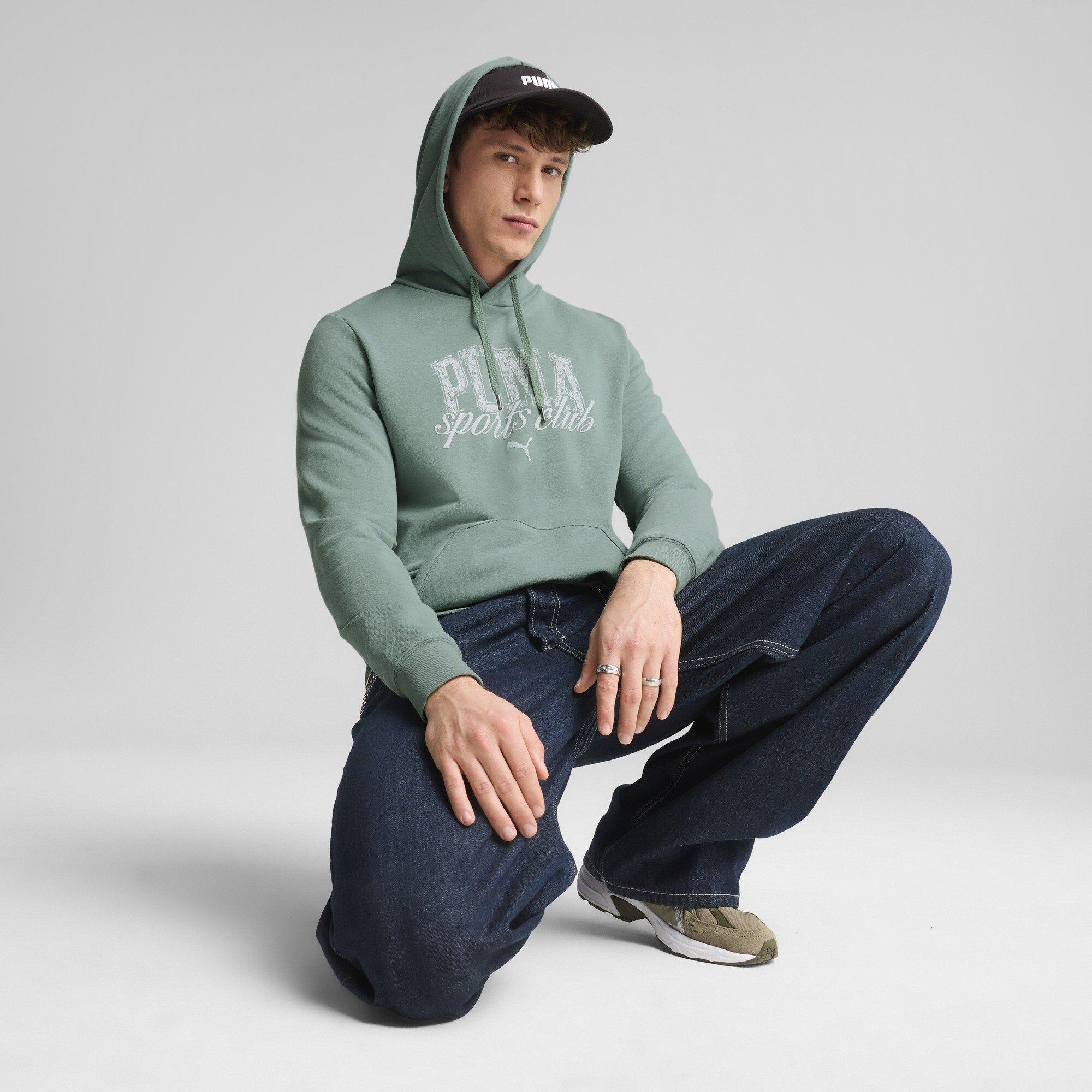 Grey/White - Puma - Class Hoodie Sn99 - 7