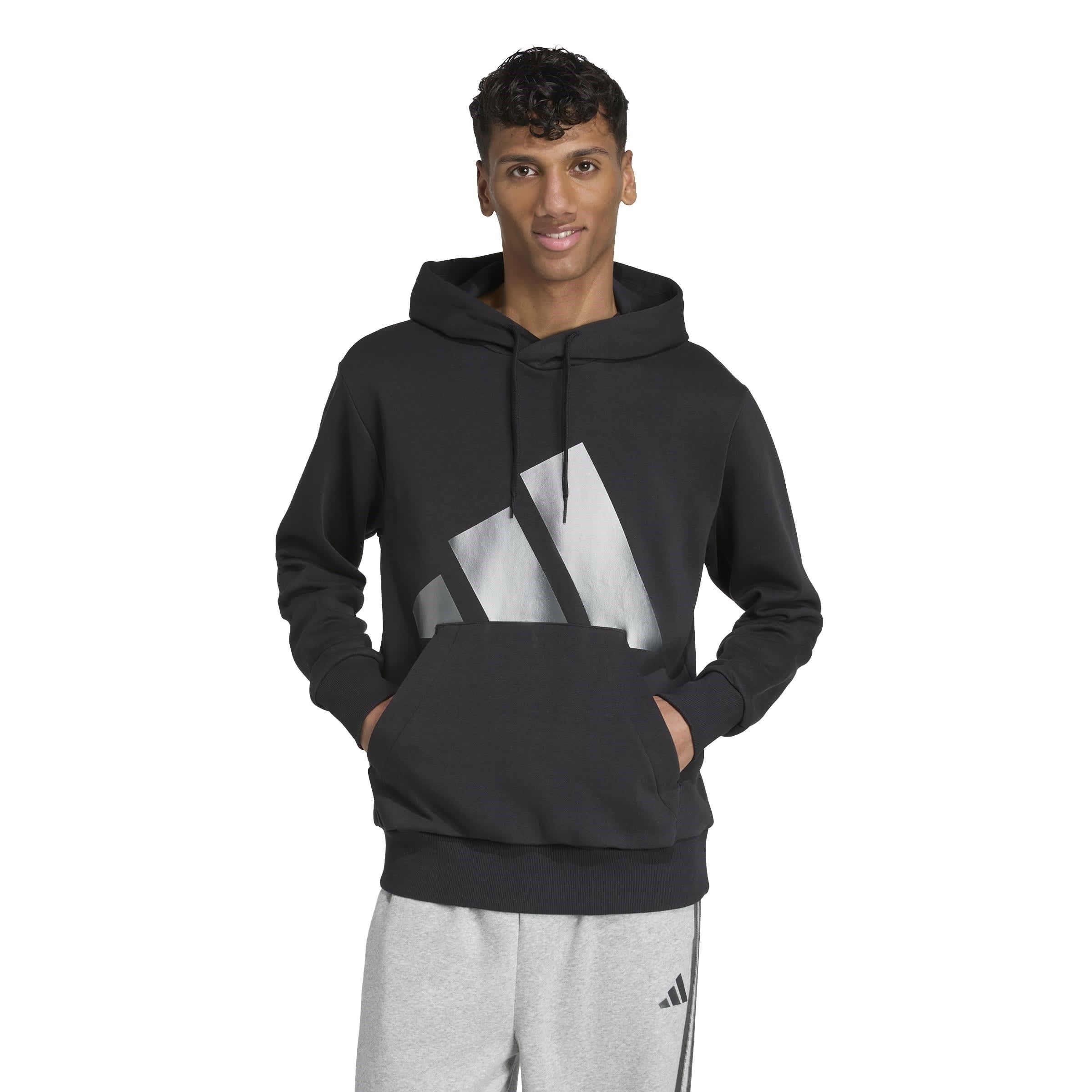 Zwart - adidas - Essentials Holiday Hoodie Mens - 2