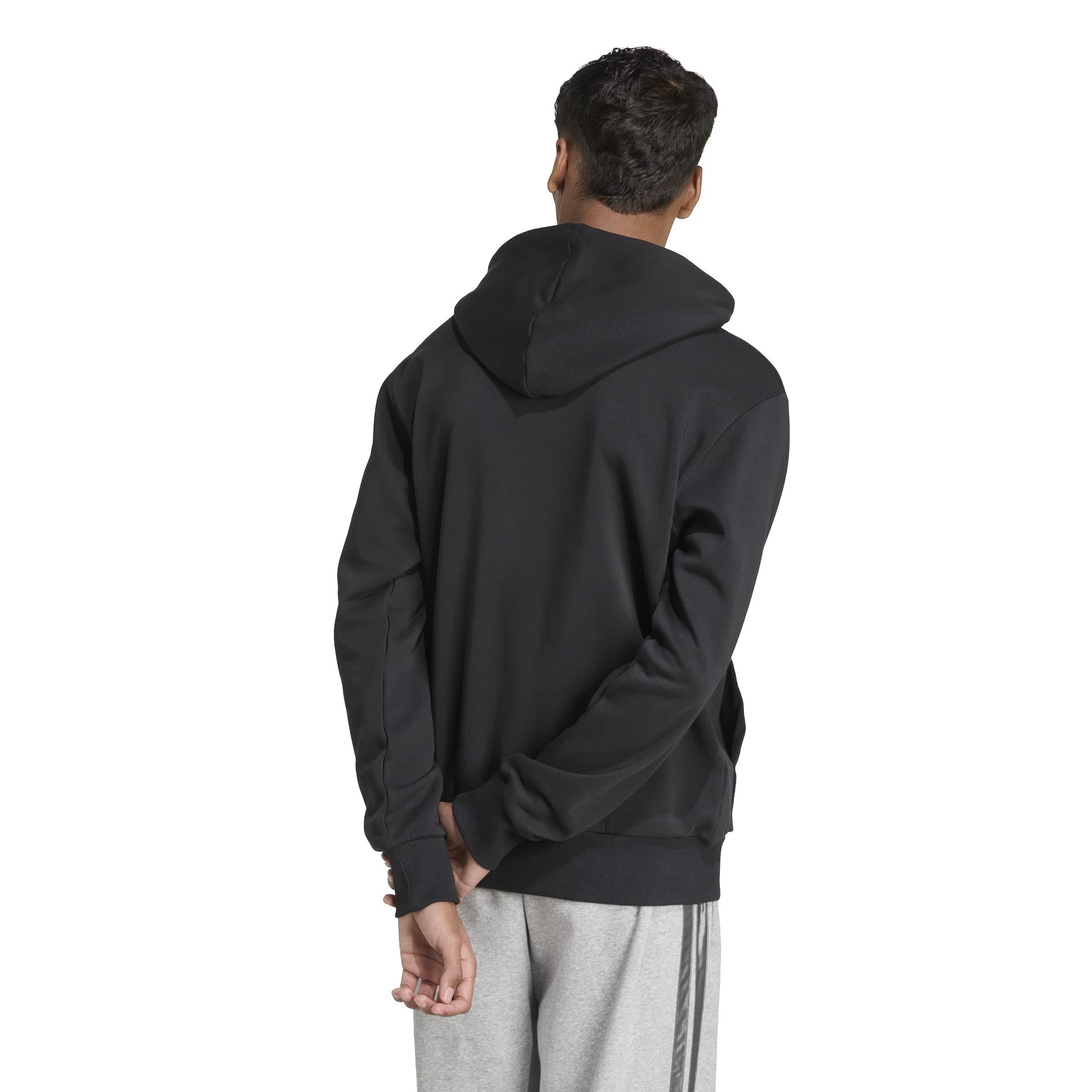 Zwart - adidas - Essentials Holiday Hoodie Mens - 3