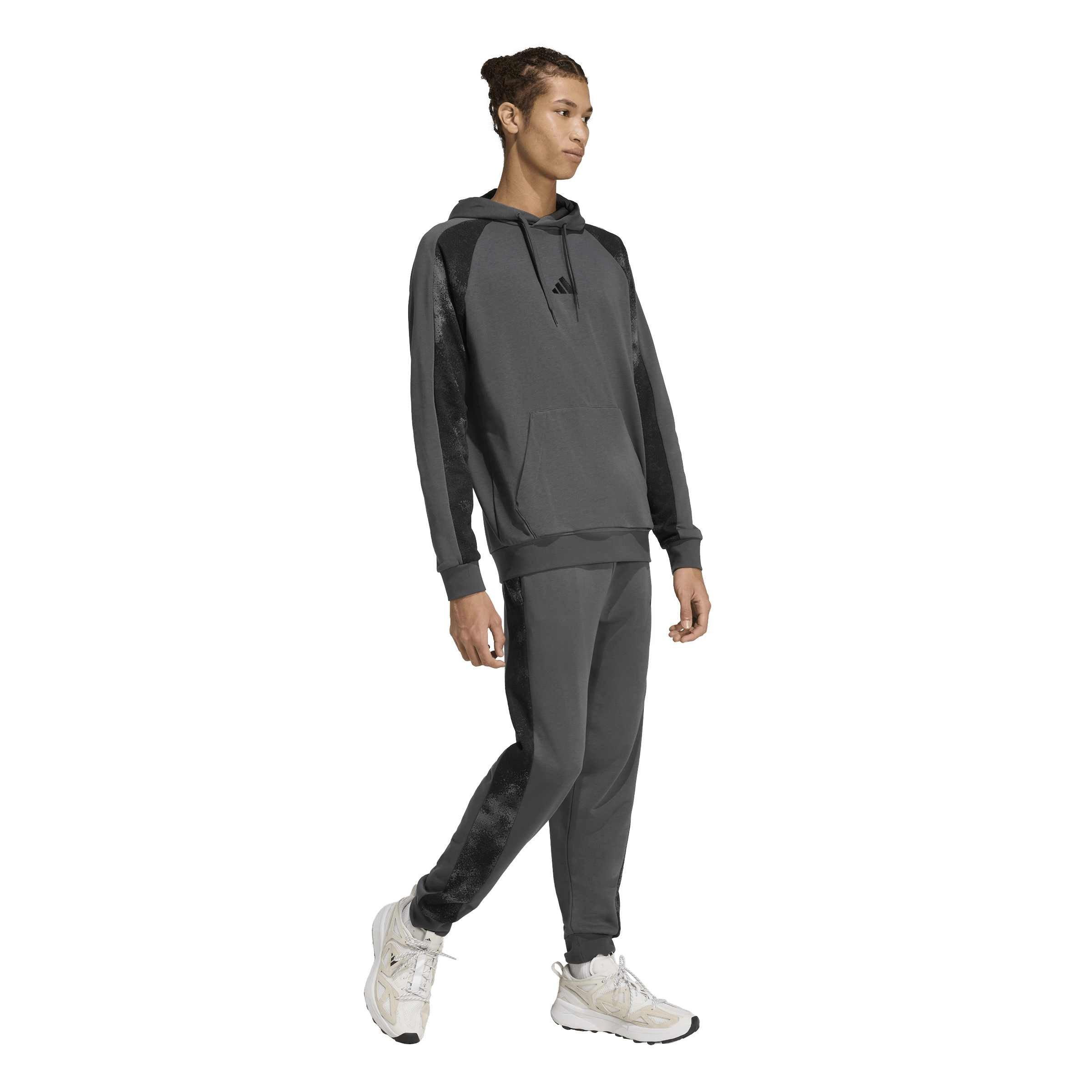Grey Six/Multic - adidas - Men's Camo Print Over The Head Hoodie - 6