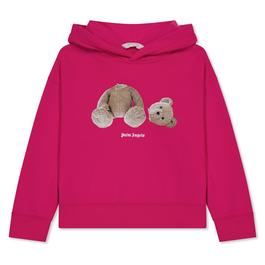 Palm Angels Over The Head Bear Hoodie Junior