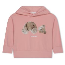 Palm Angels Over The Head Bear Hoodie Junior