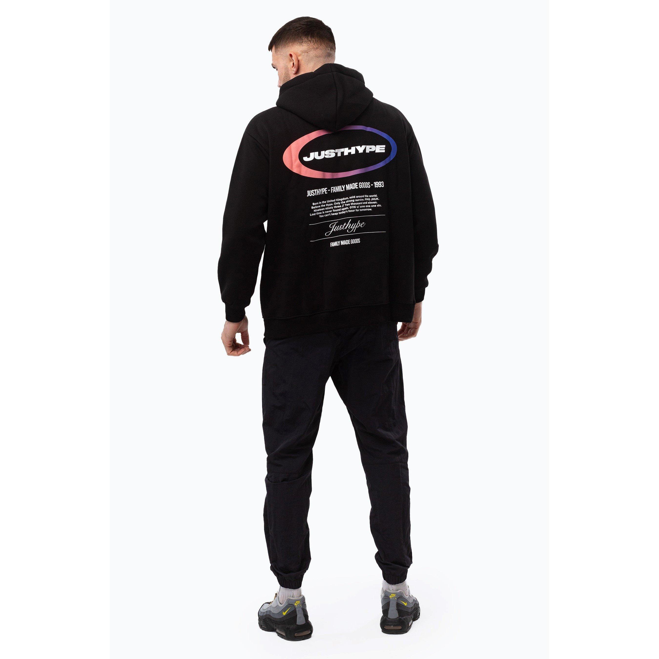 Schwarz - Hype - Oval Hoodie - 3