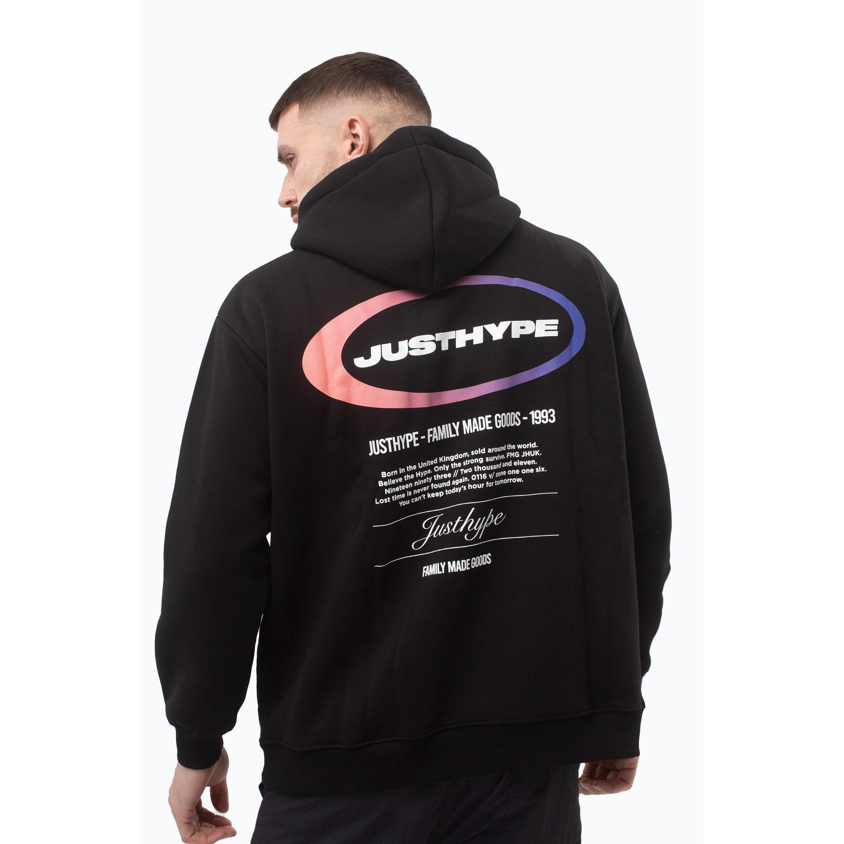 Schwarz - Hype - Oval Hoodie - 4