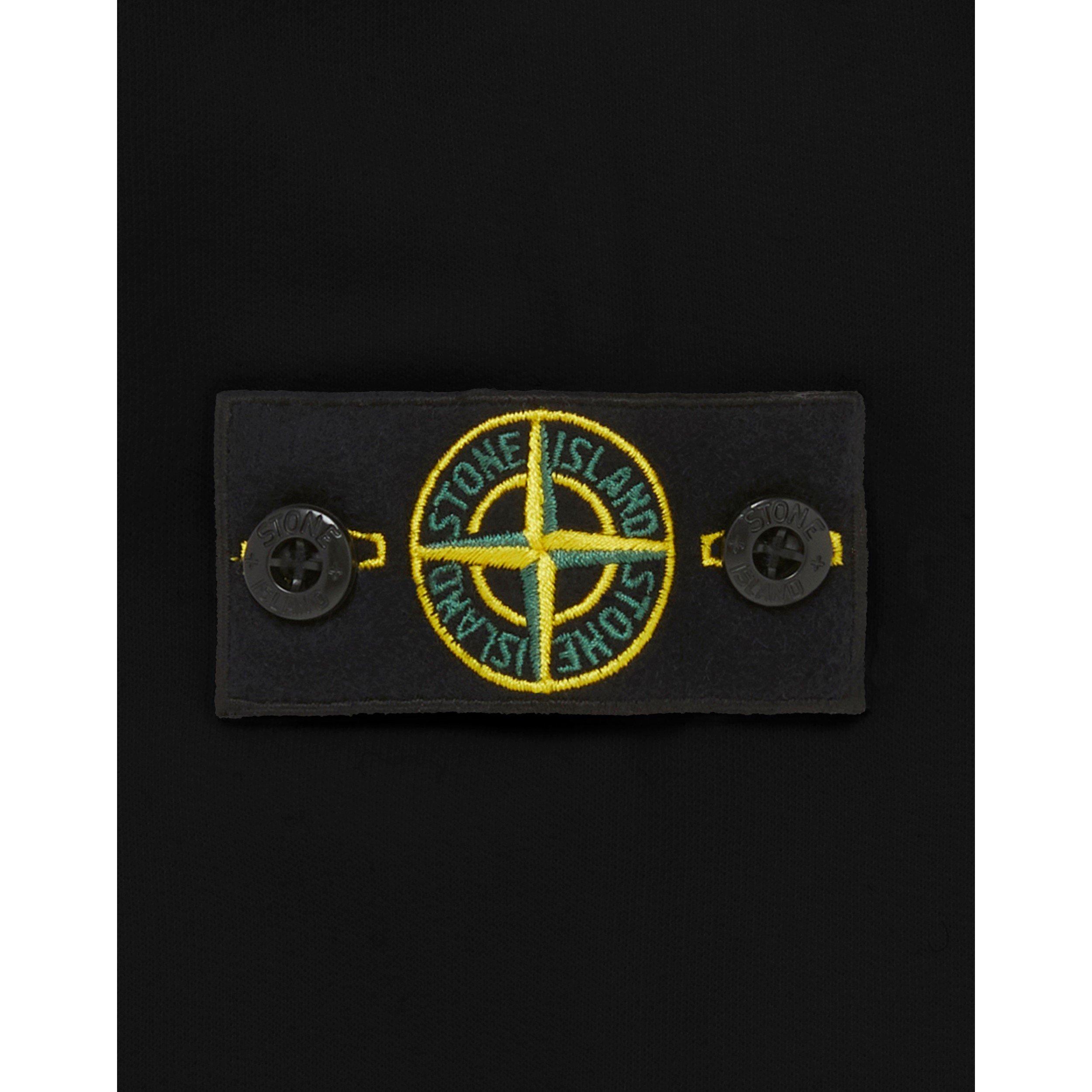 Nero V0029 - Stone Island - Over The Head Sweatshirt - 4