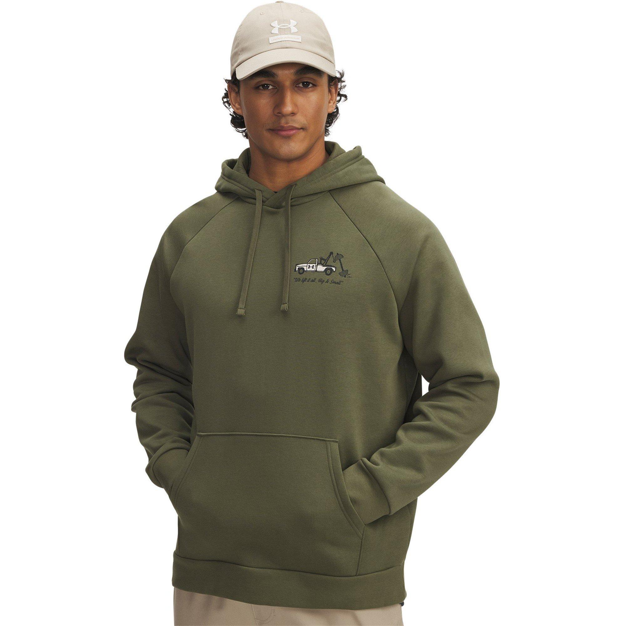 мъжко 's Rival Fleece Over The Head Logo Hoodie