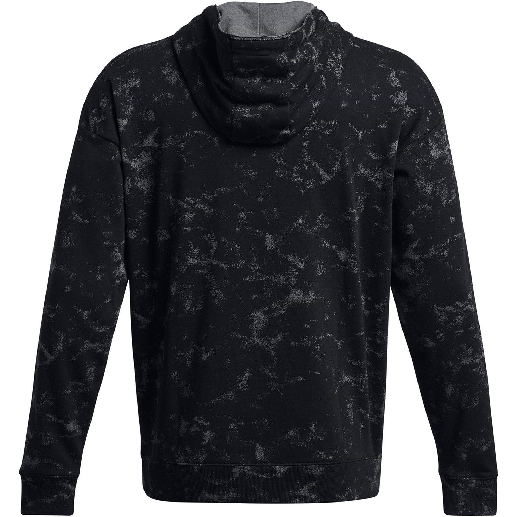 Black - Under Armour - All Over Print Hoodie - 4