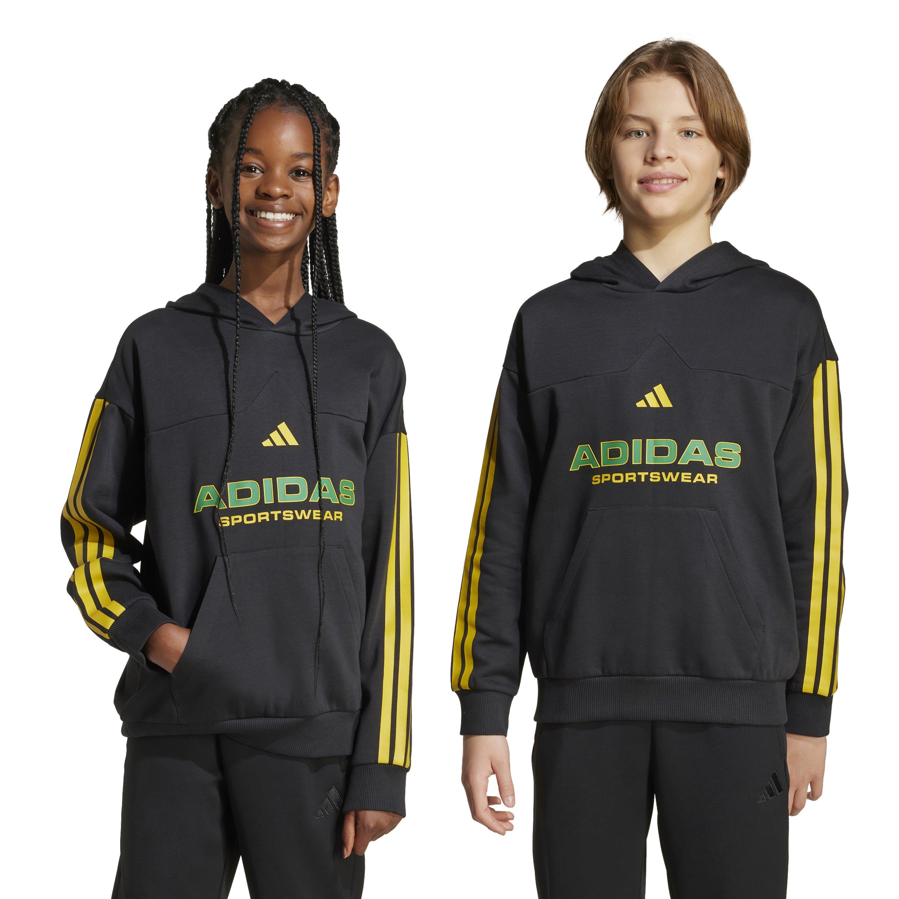Black - adidas - House of Tiro Fleece Hoodie Juniors - 2