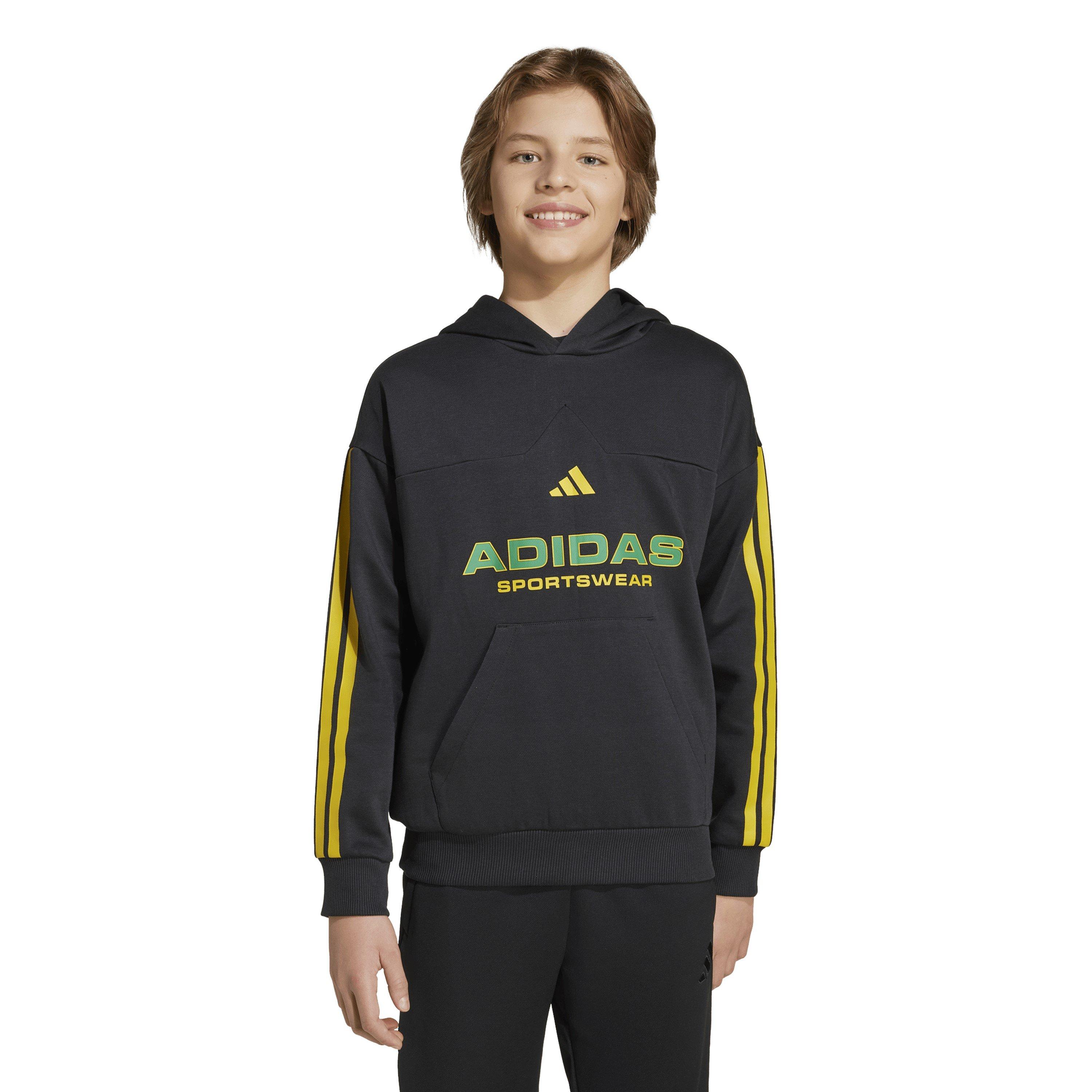 Black - adidas - House of Tiro Fleece Hoodie Juniors - 4