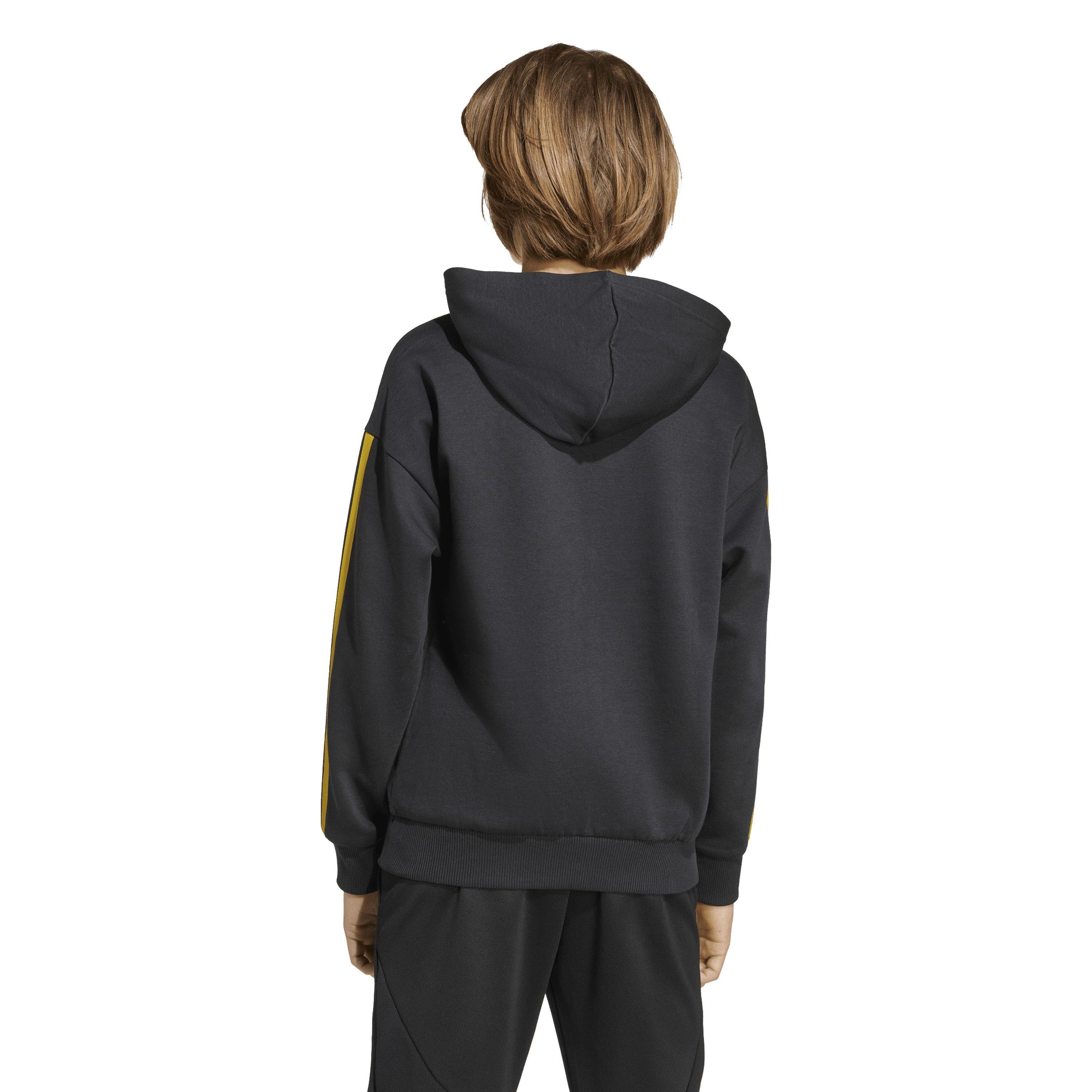 Black - adidas - House of Tiro Fleece Hoodie Juniors - 5