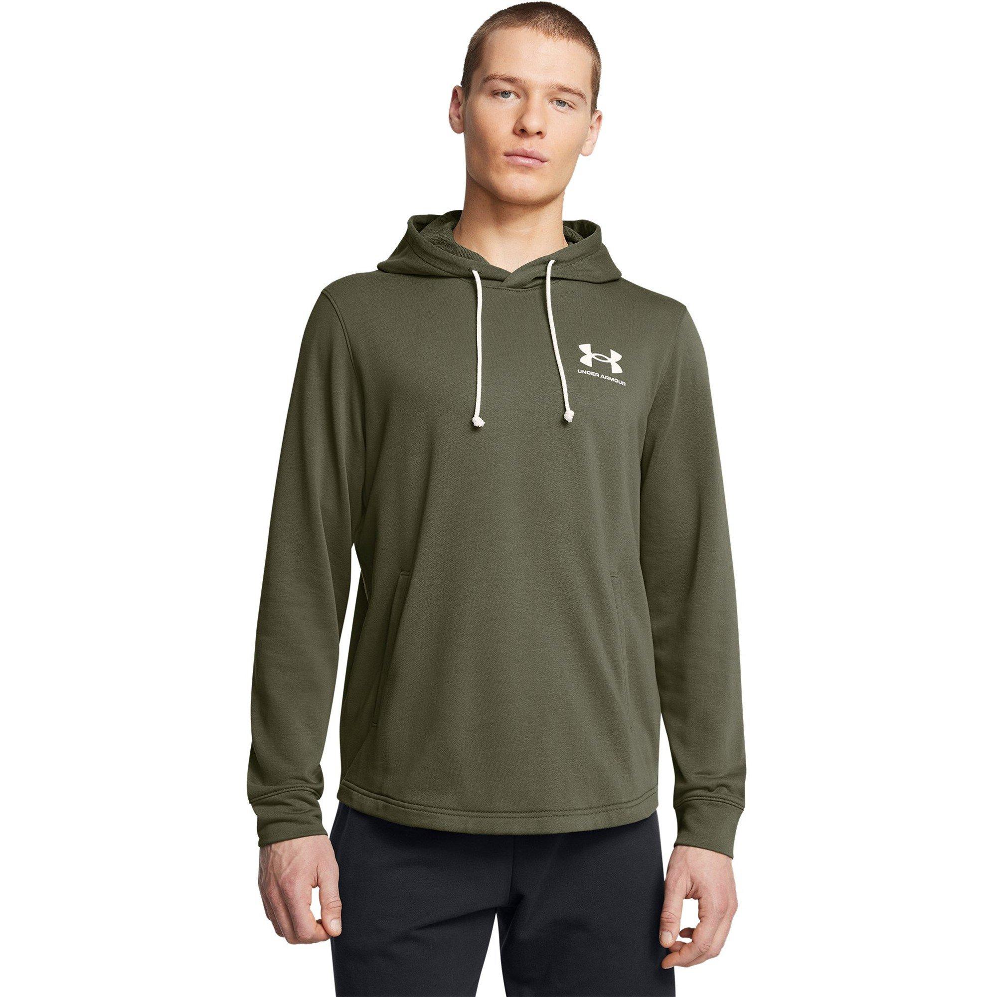 Grøn - Under Armour - Under Armour Ua Rival Terry Lc Hd Hoody Mens - 3