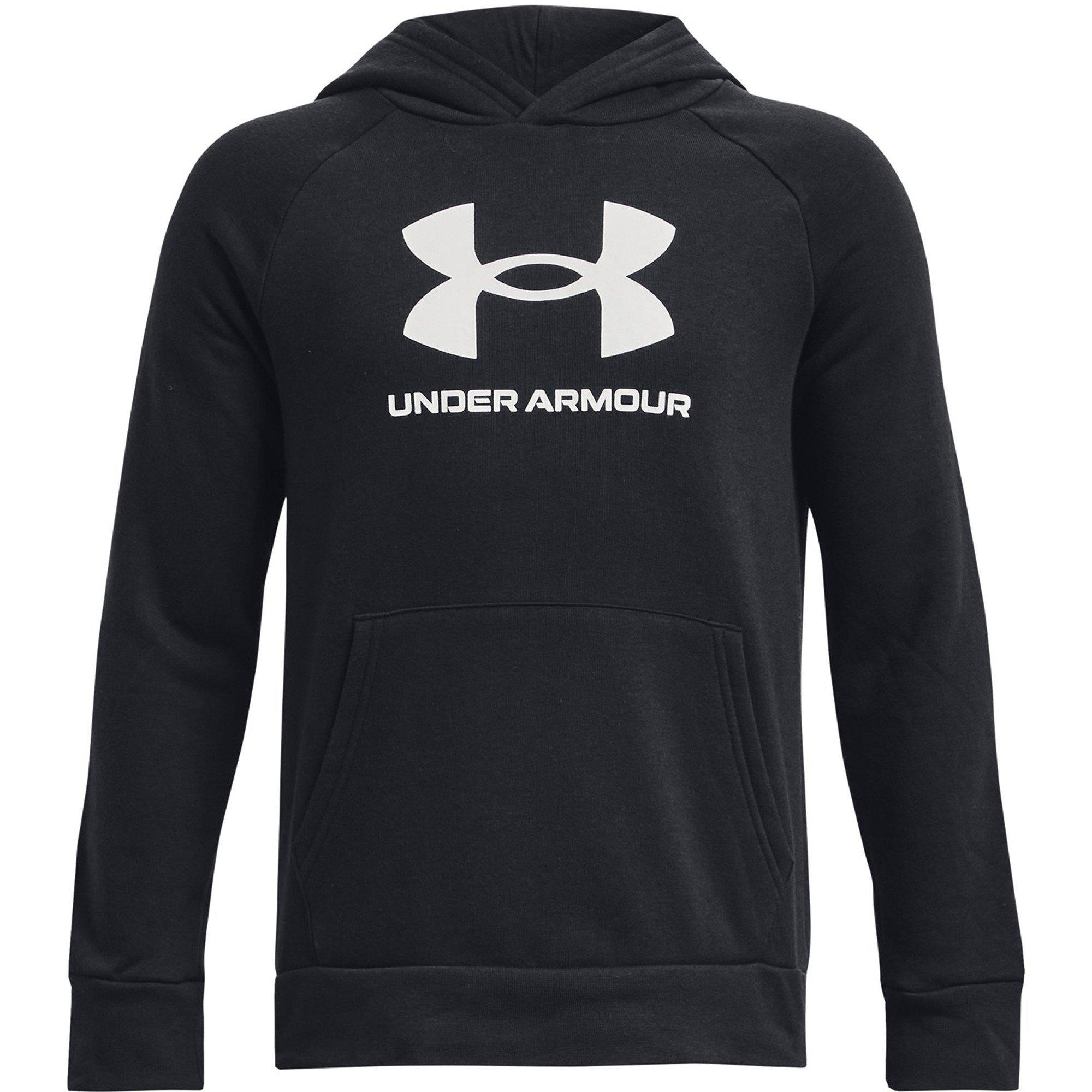 Under Armour Boys Ua Rival Fleece Bl Hoodie Hoody - Black - 13 (XL)