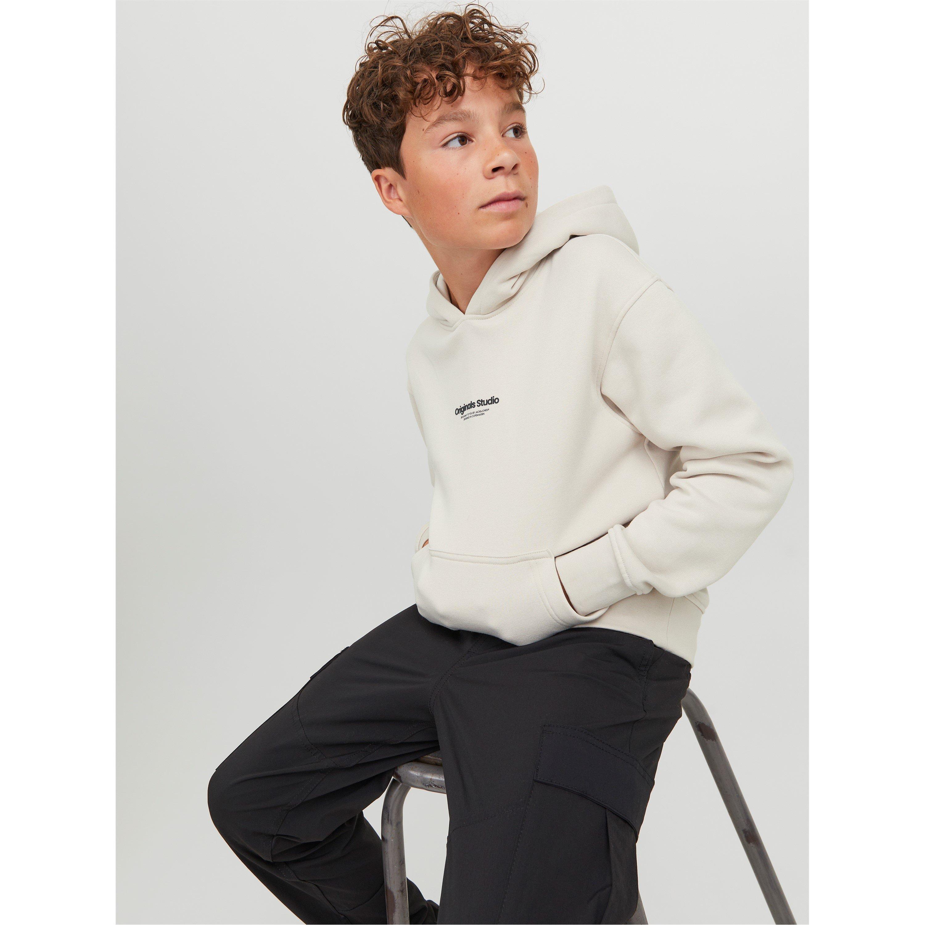 Jack And Jones Boys Vester Hoodie - Moonbeam - 16 (4XL)