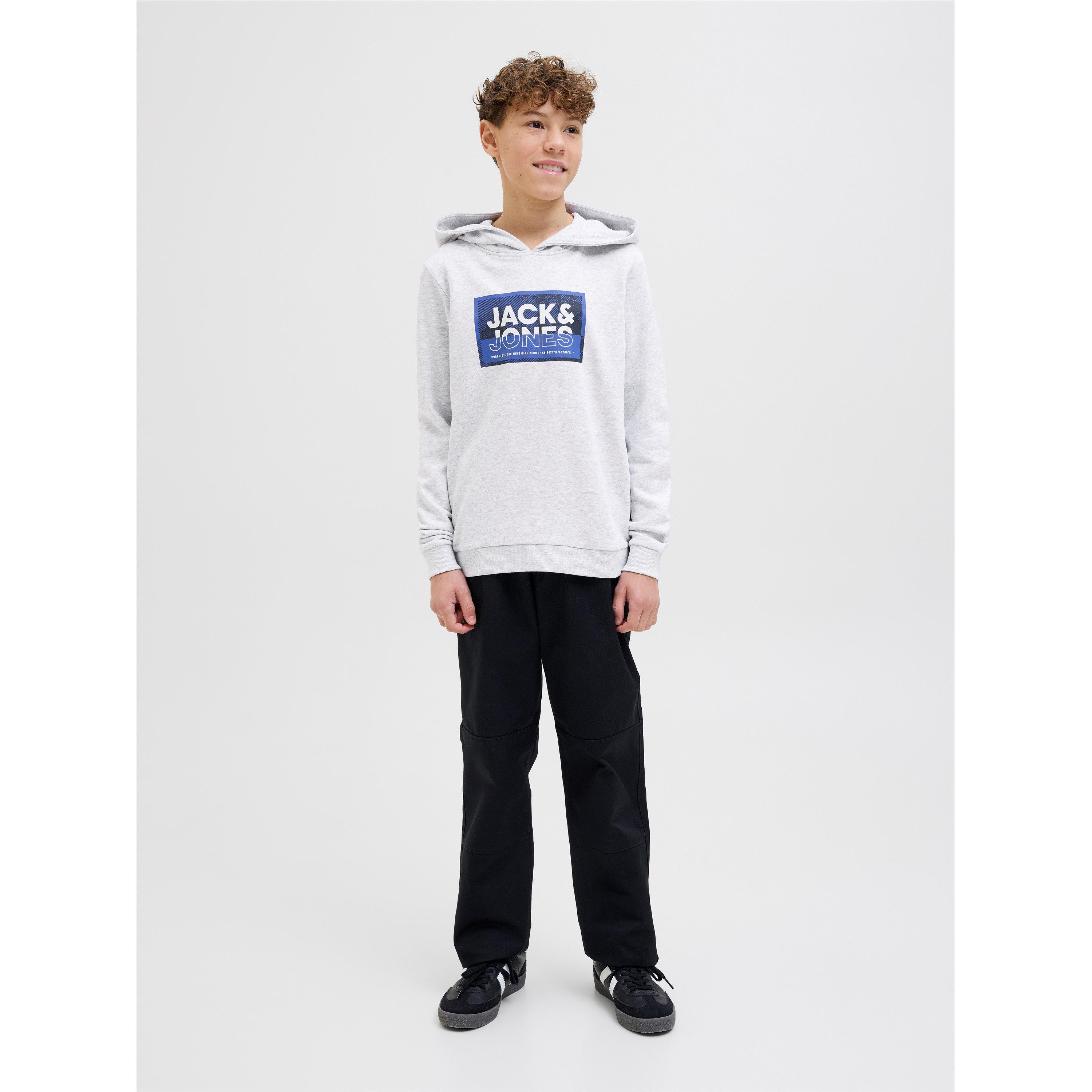 White Melange - Jack and Jones - Logan Hoodie - 2