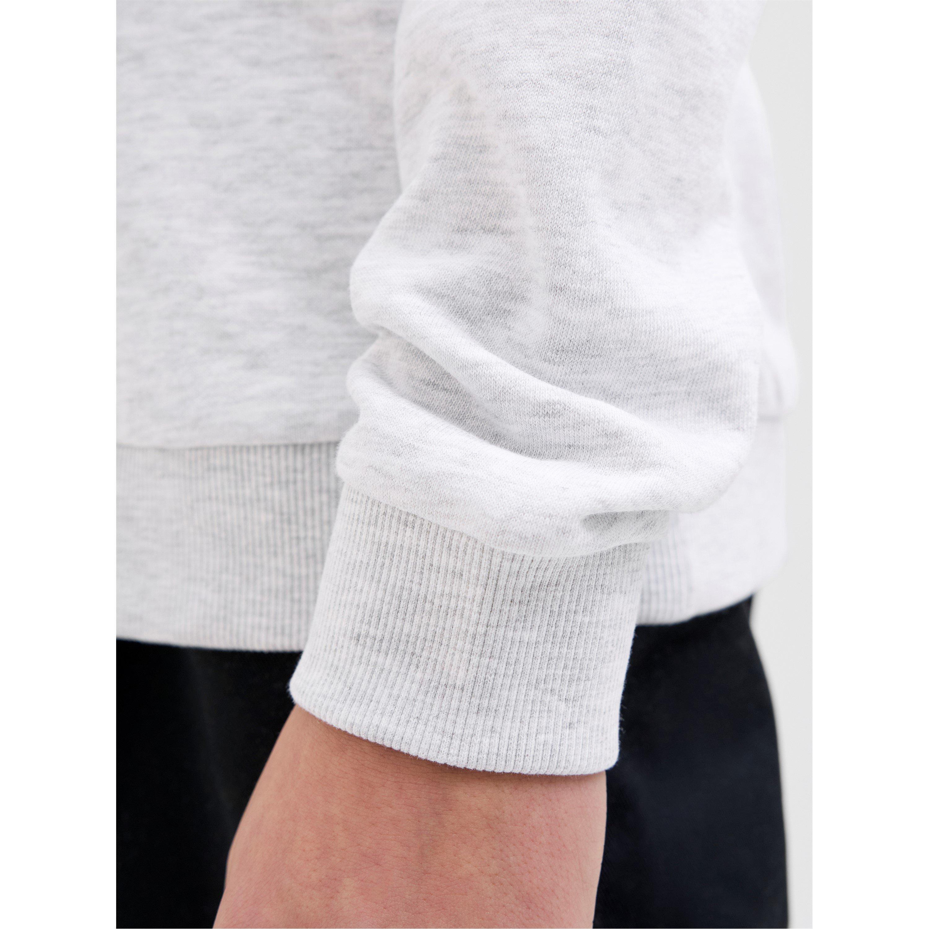 White Melange - Jack and Jones - Logan Hoodie - 4