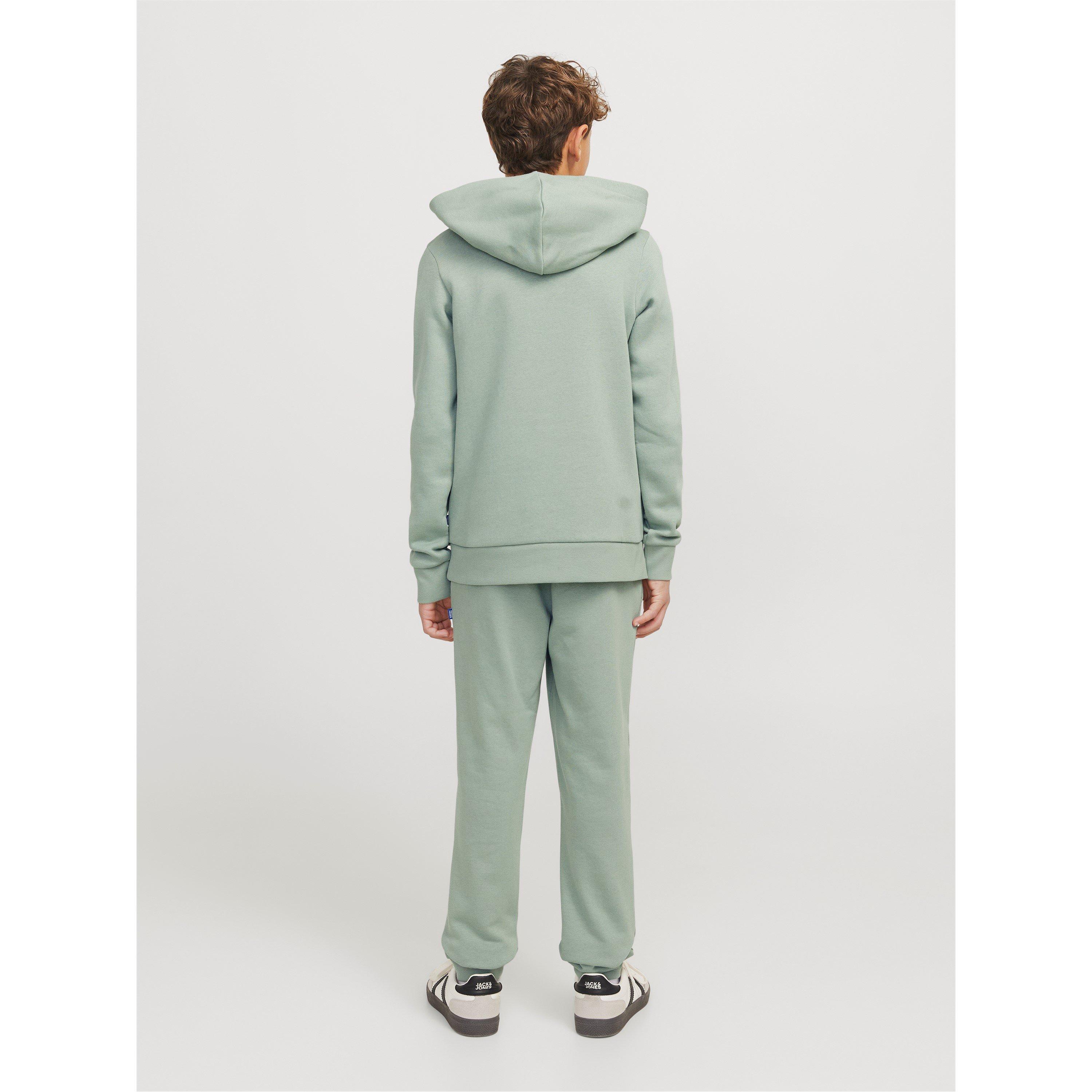 Eisberg Grün - Jack and Jones - Kids' Logo Hoodie - 3