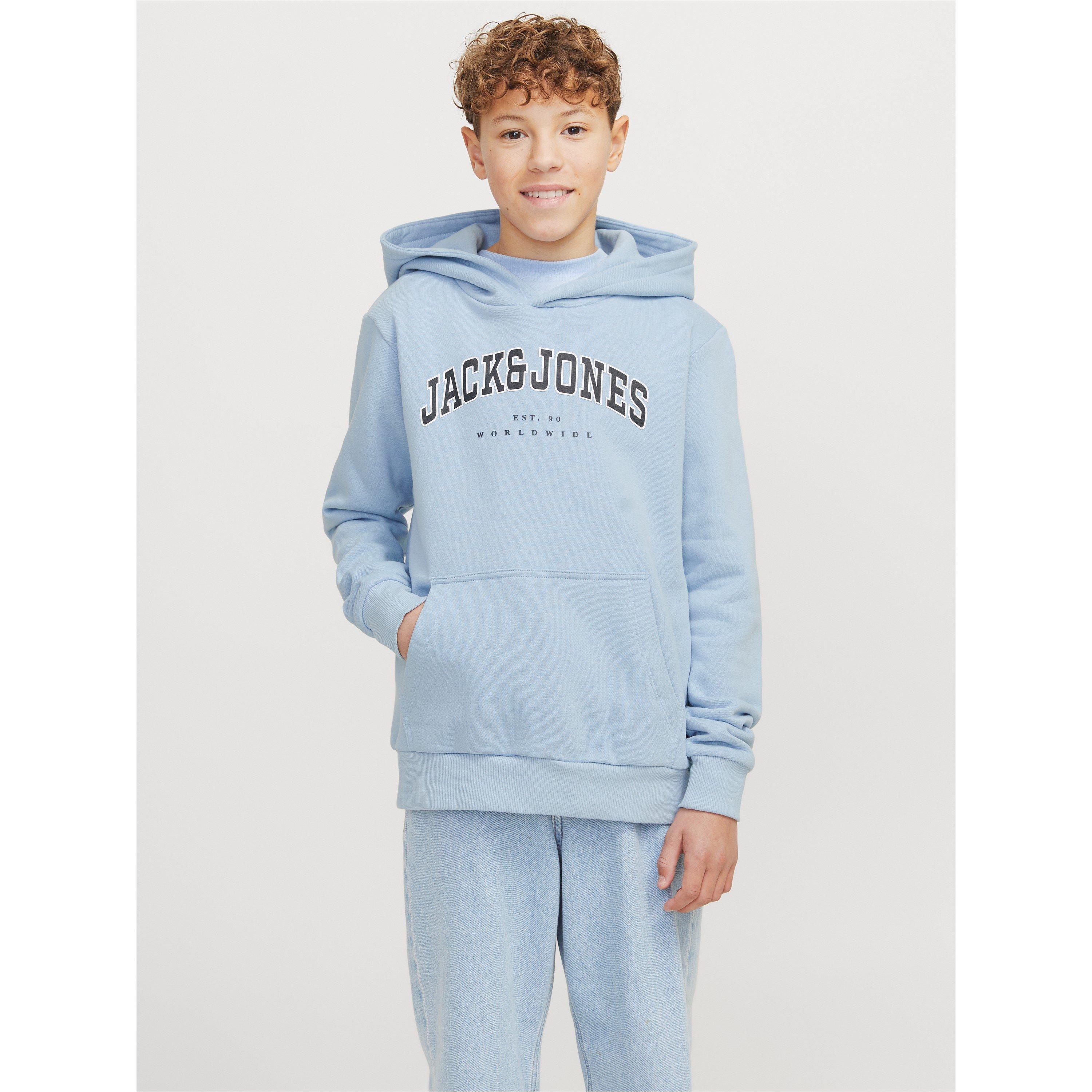 Chambray Blue - Jack and Jones - Varsity Hoodie - 1