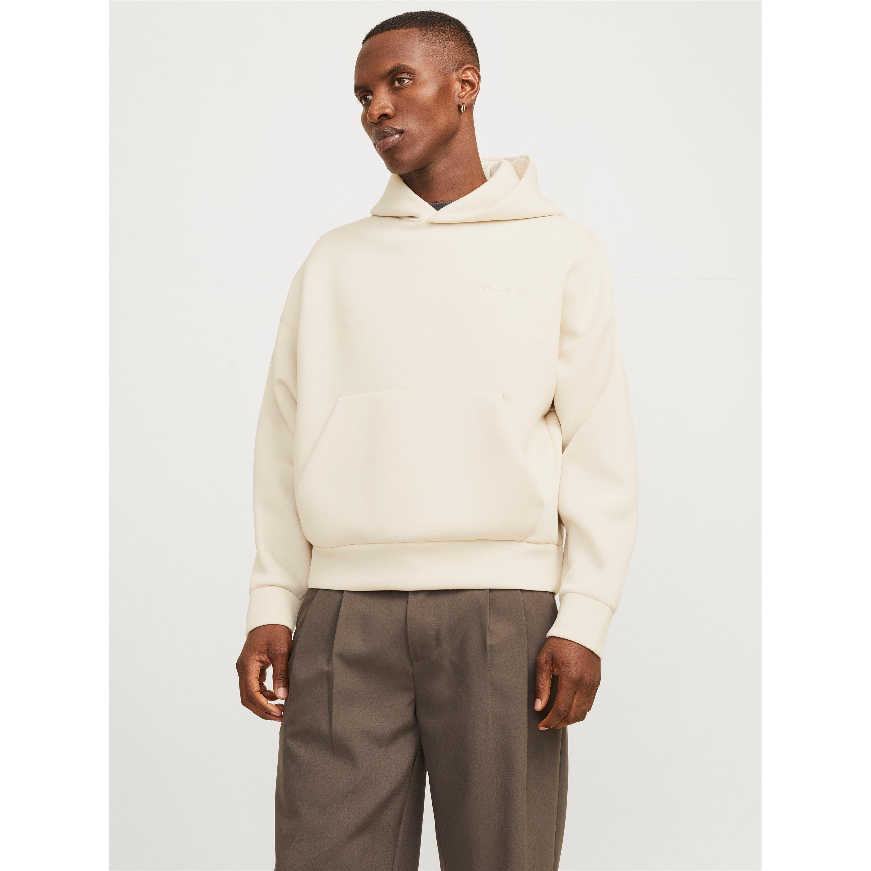 Jack And Jones Men's Kinetic Hoodie - Moonbeam - XL
