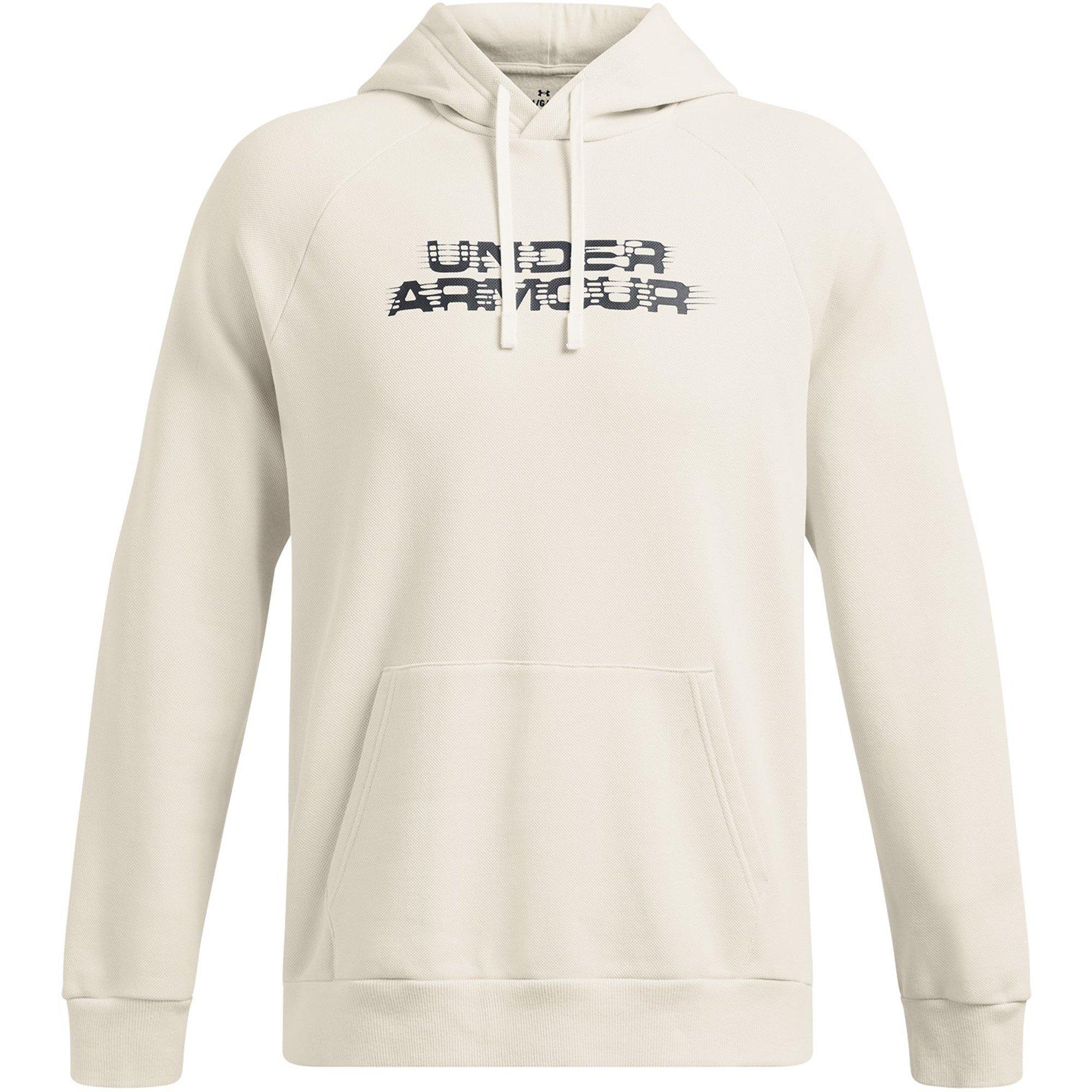Under Armour Men's Rival Fleece Hoodie - White - M