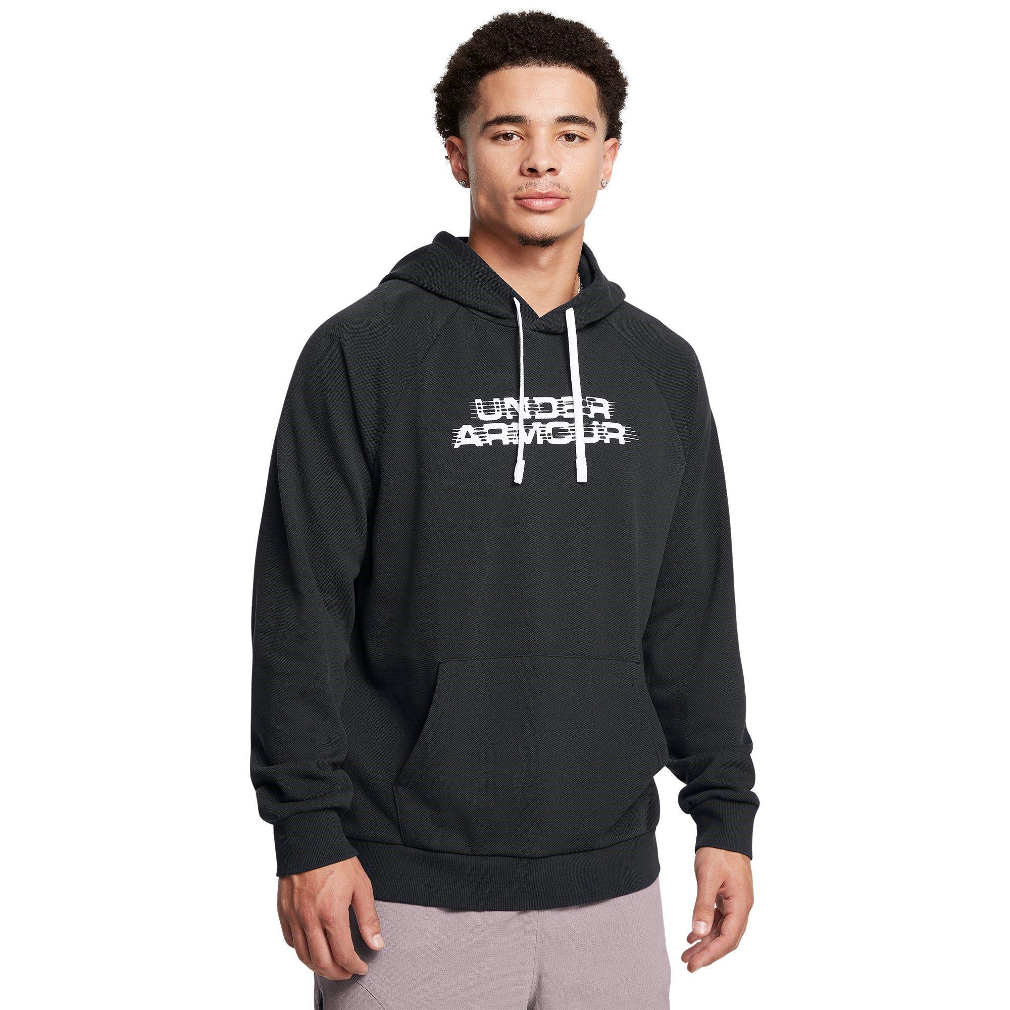 Black - Under Armour - Men's Rival Fleece Hoodie - 3