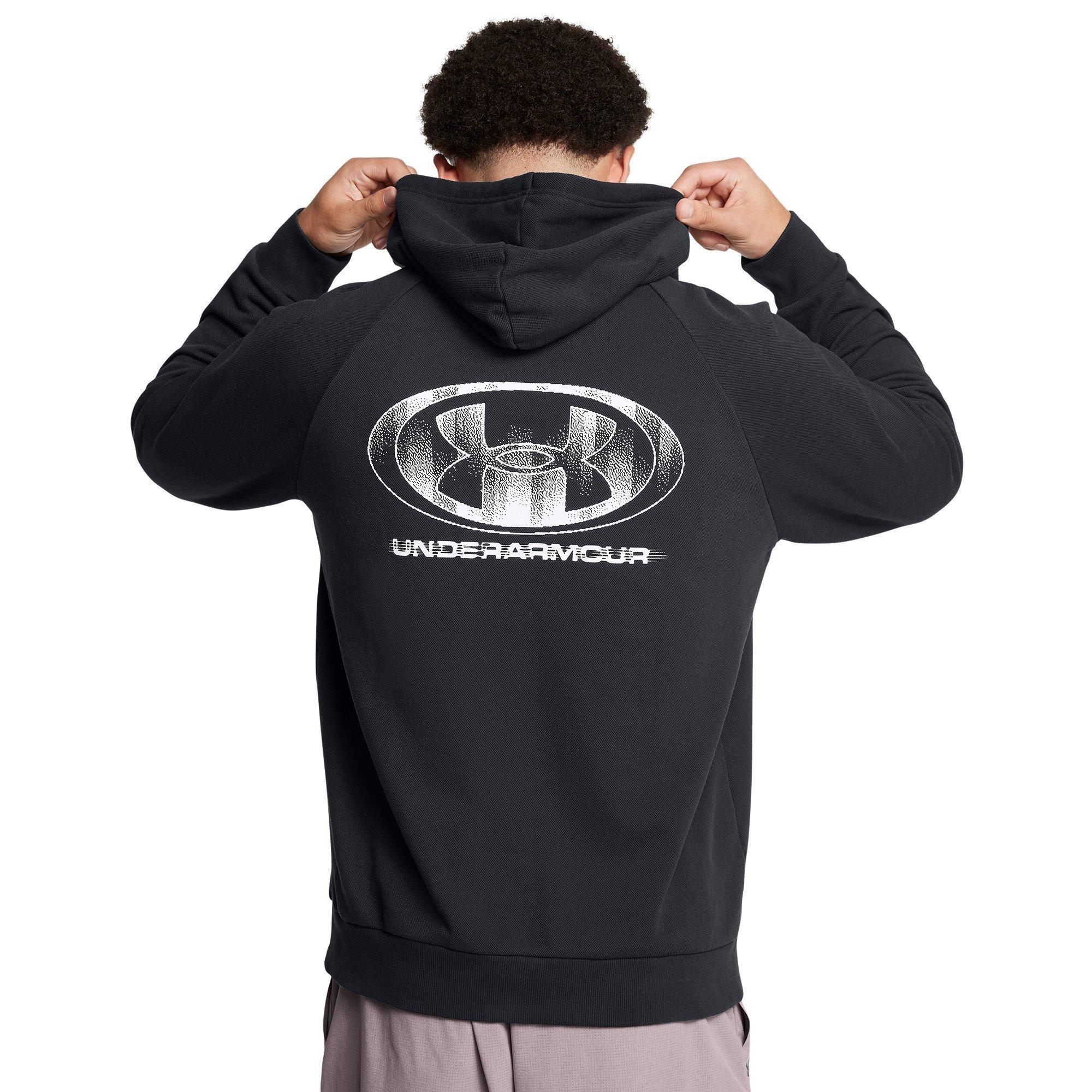 Black - Under Armour - Men's Rival Fleece Hoodie - 4