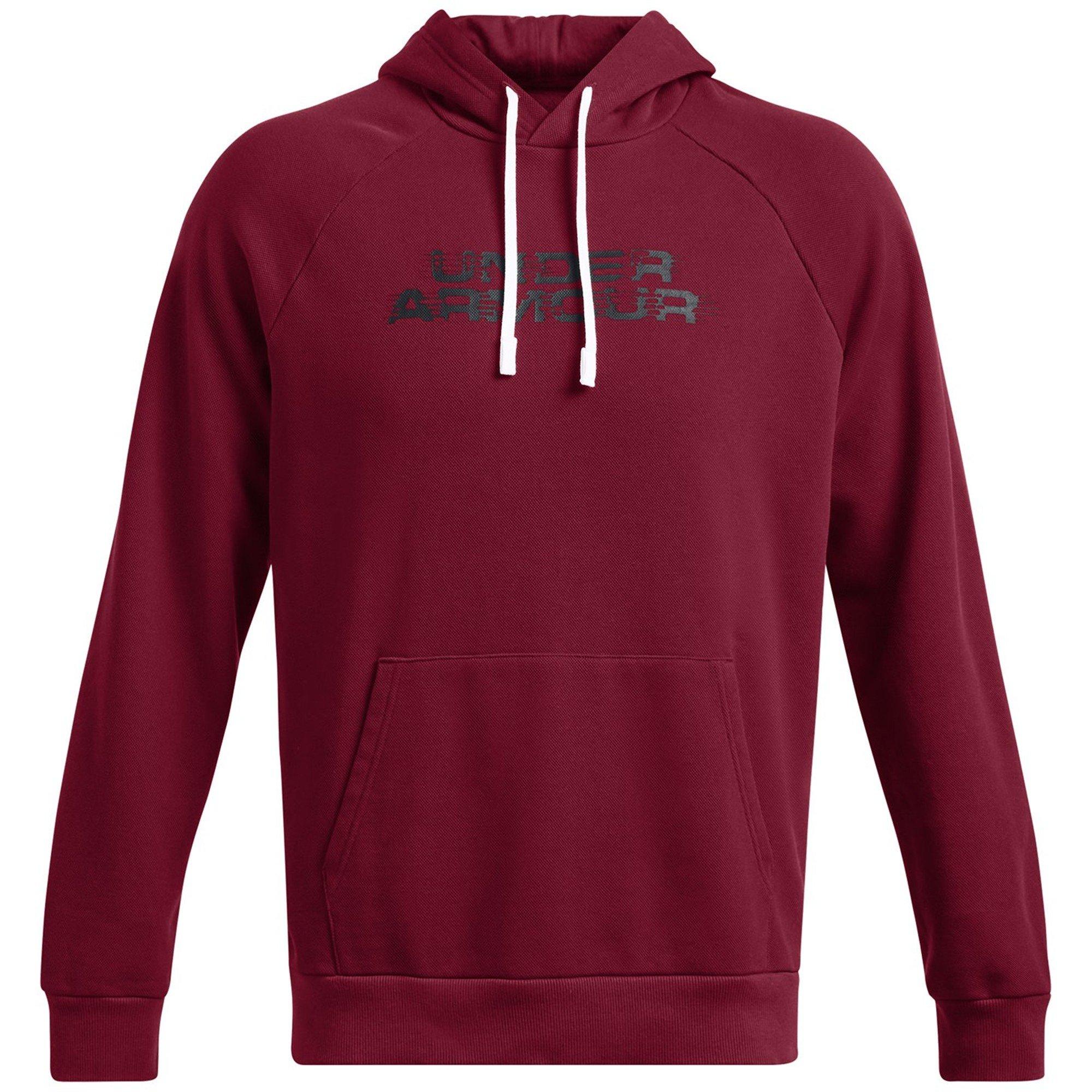 Under Armour Men's Rival Fleece Hoodie - Red - 2XL