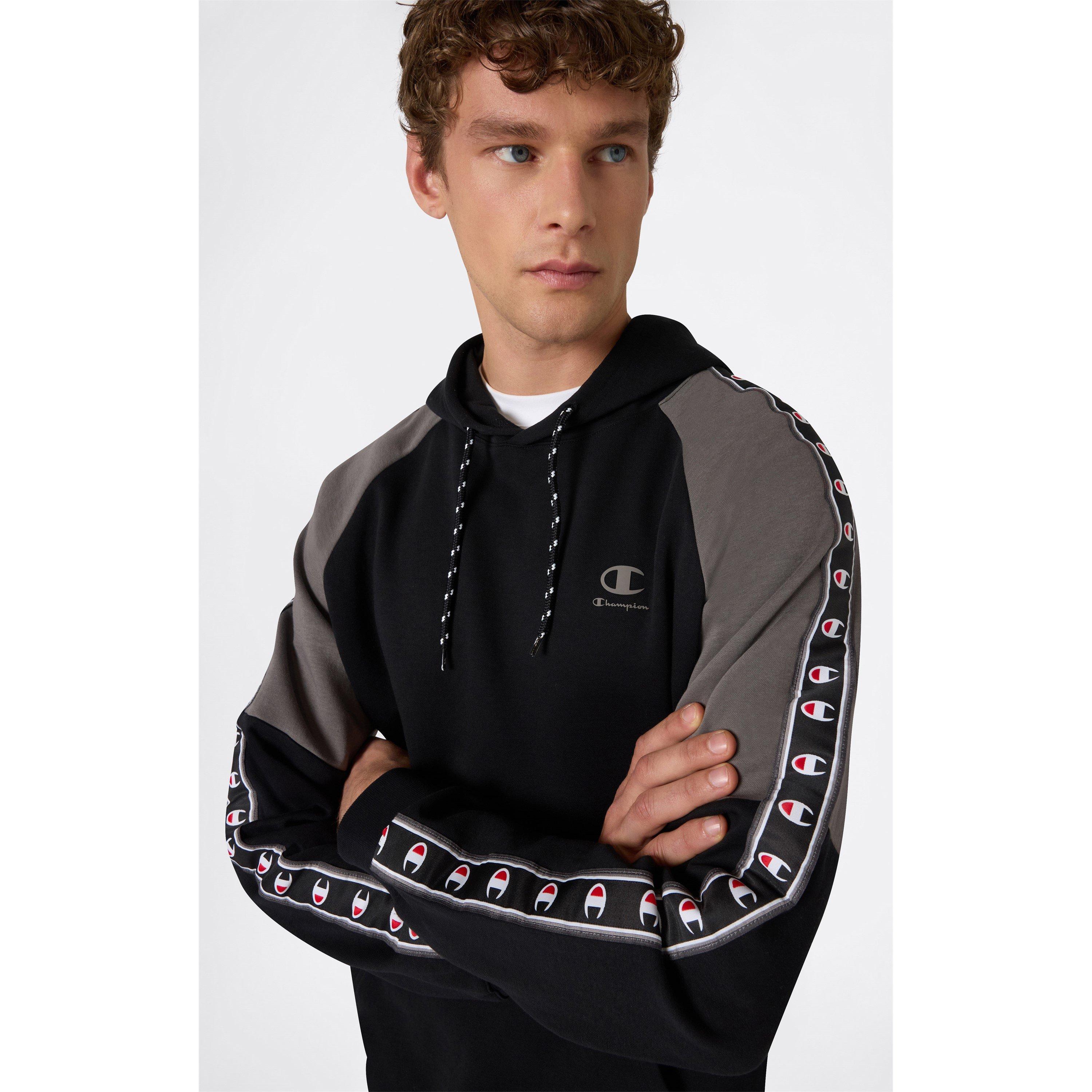 Black - Champion - Men's Overhead Hoodie - 4