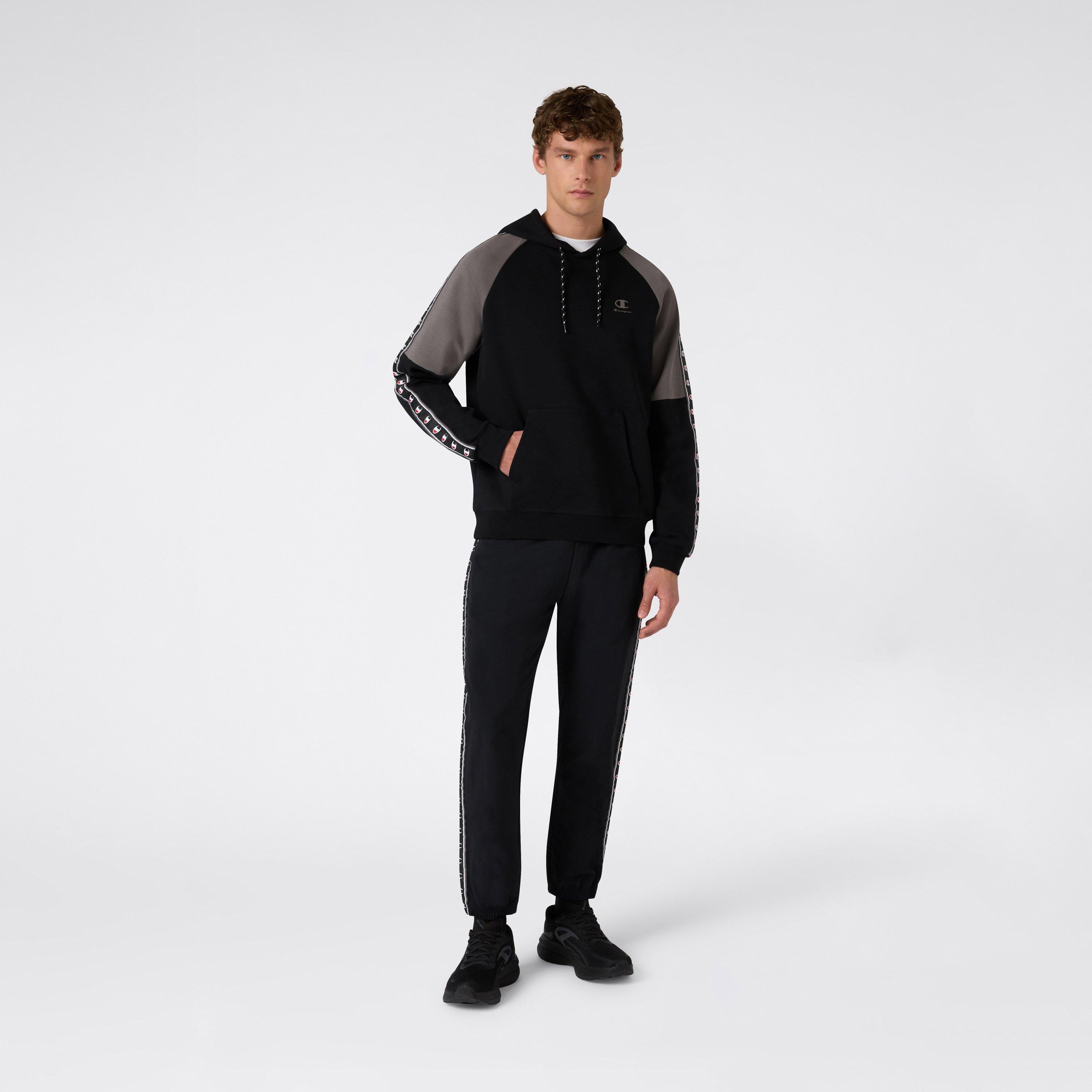 Black - Champion - Men's Overhead Hoodie - 5