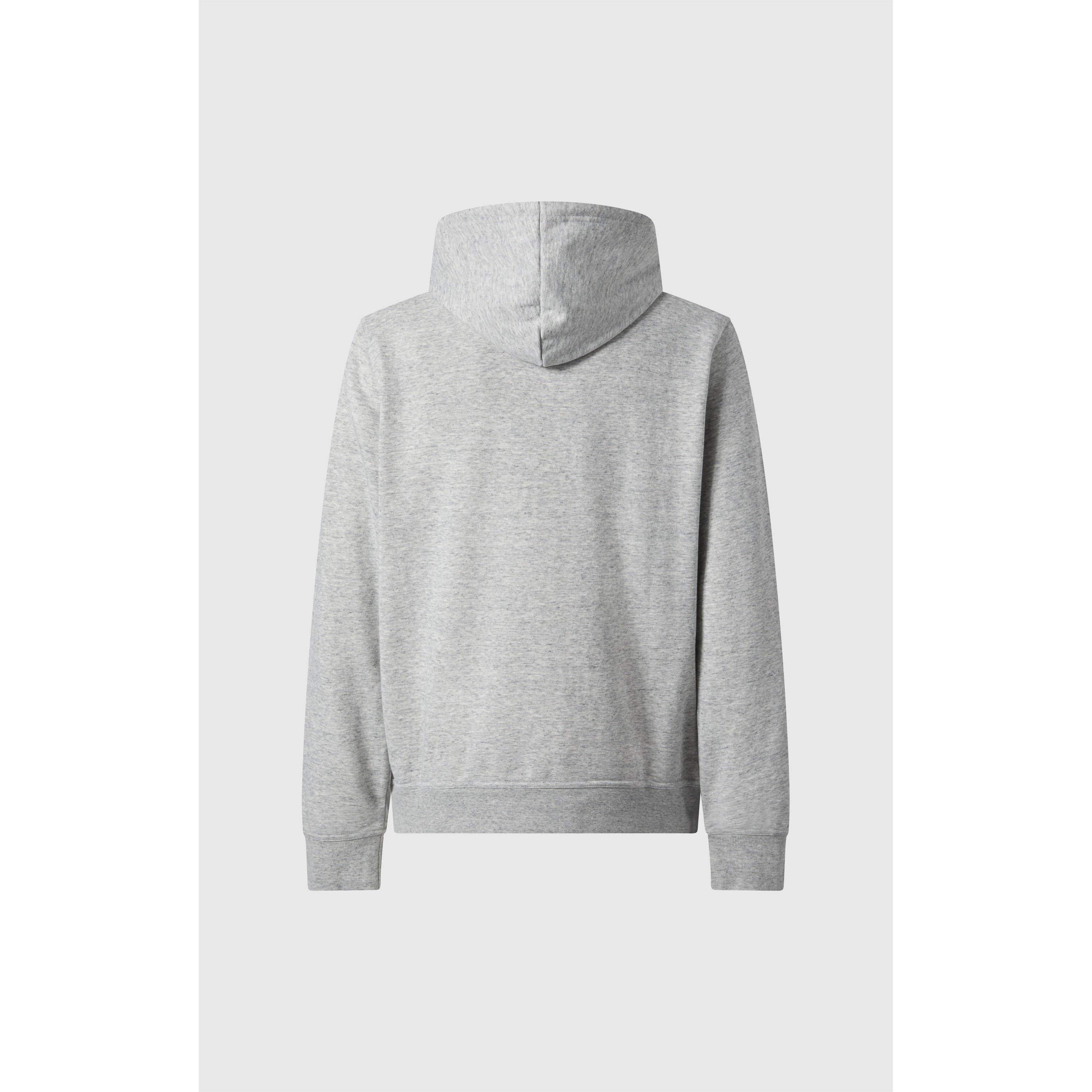 Grey - Champion - Men's Overhead Hoodie - 2