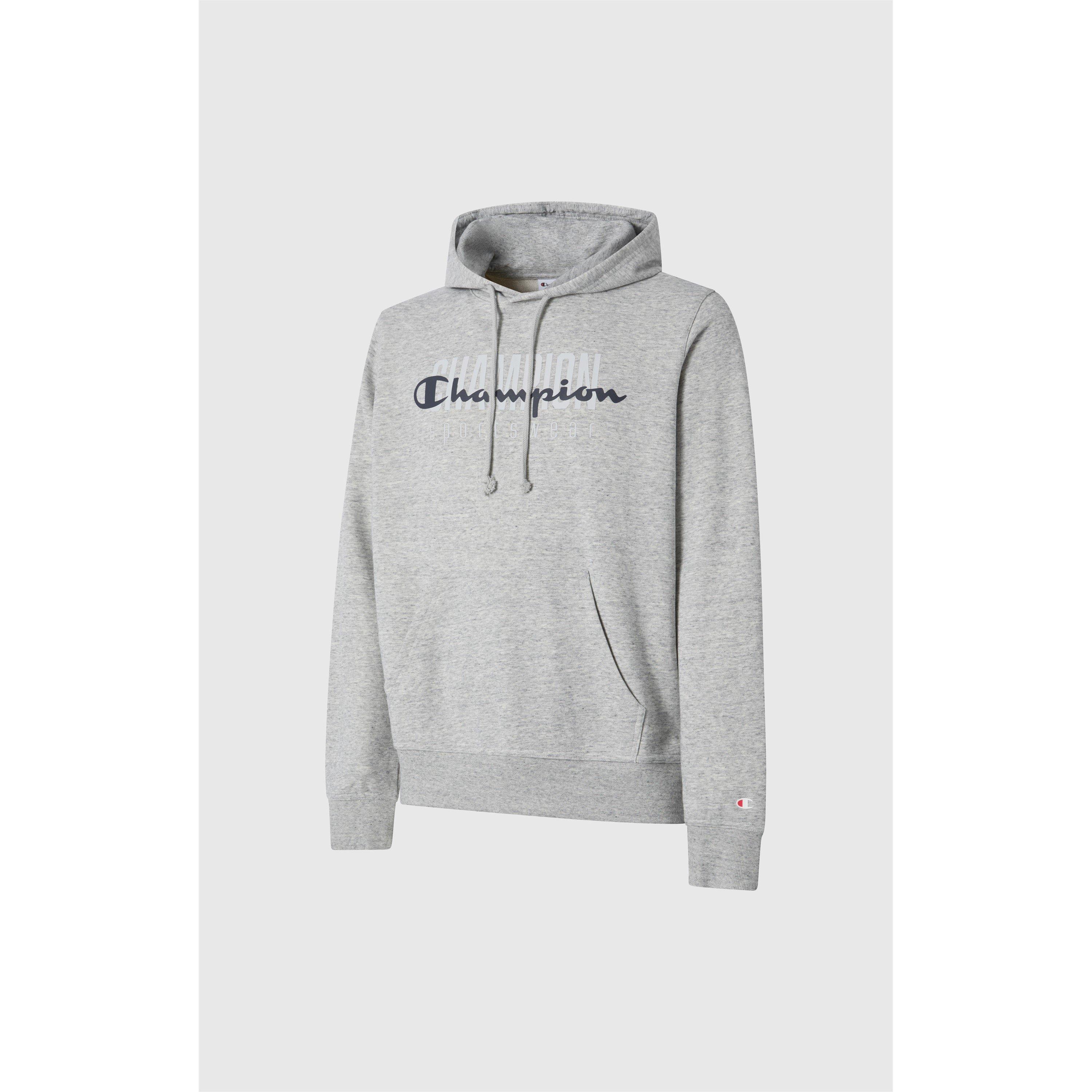 Grey - Champion - Men's Overhead Hoodie - 3