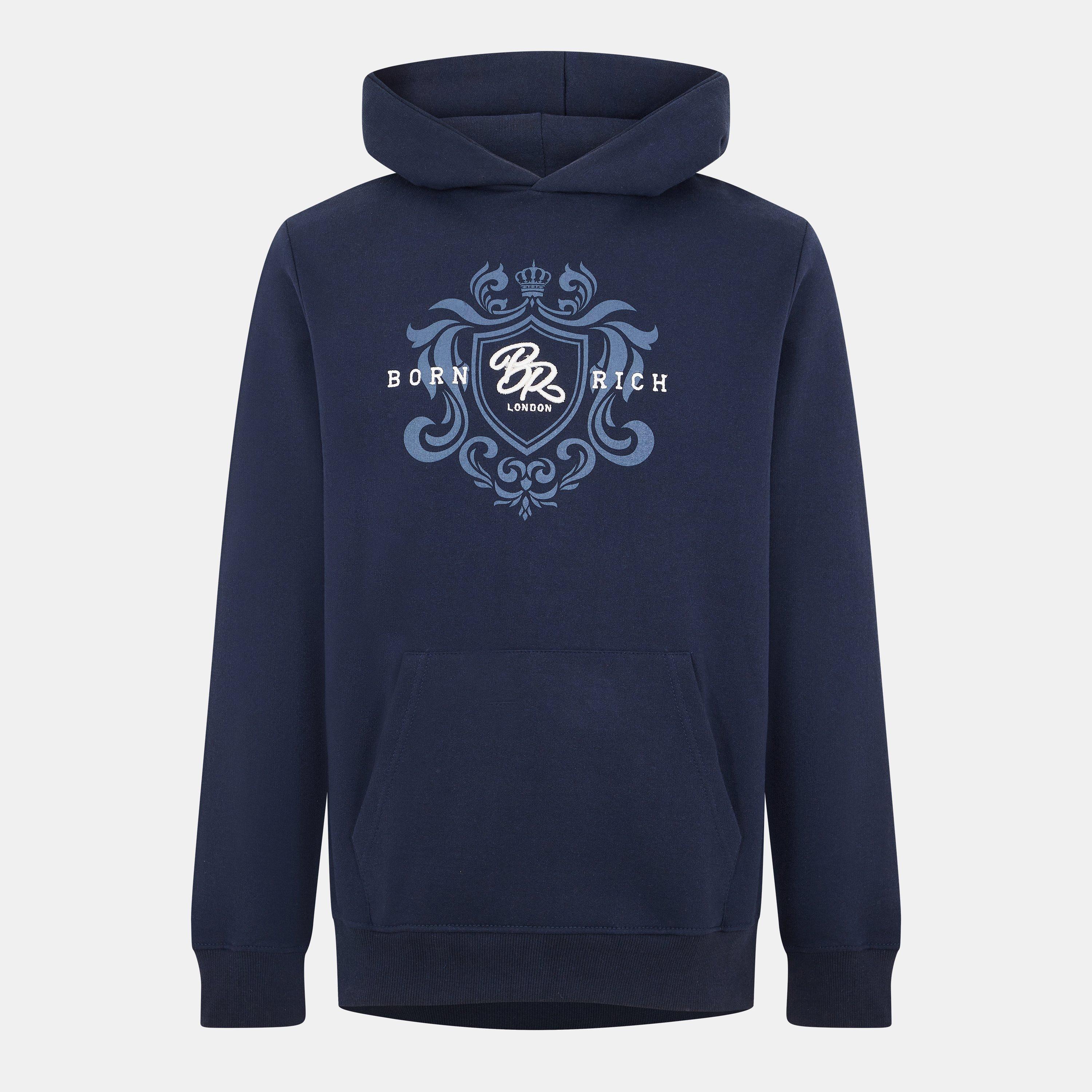 Blå - Born Rich - BornRich Jairo Hoody Mens - 1