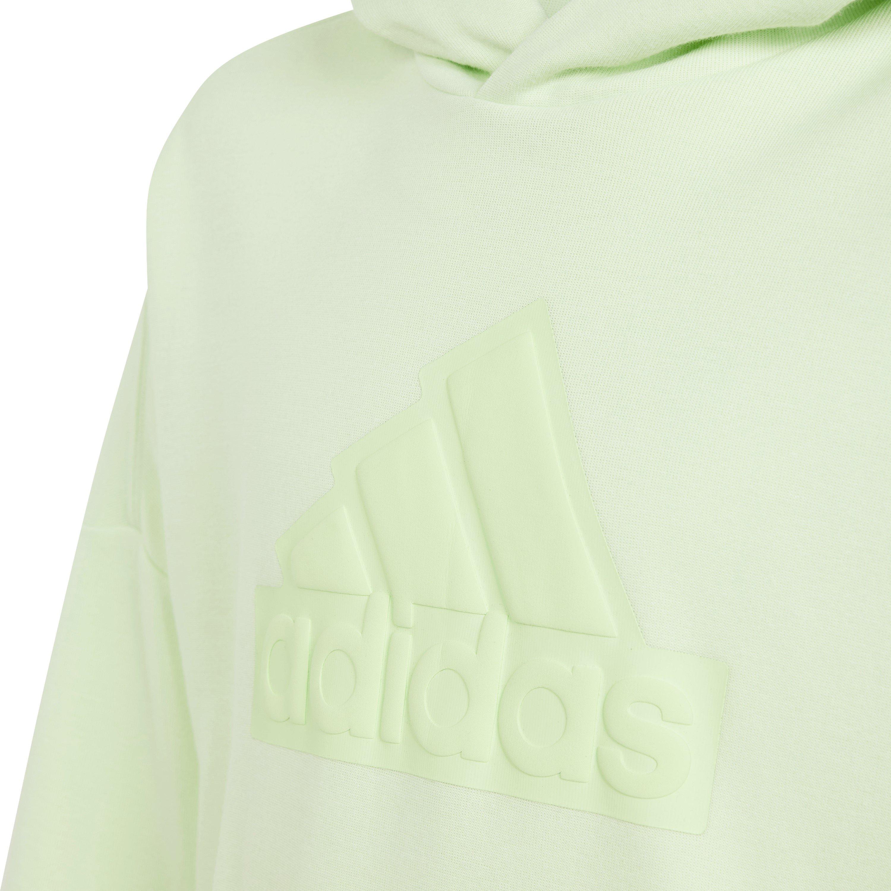 Grün/Grün - adidas - Kids' Fi Logo Pull Over Hoodie - 4