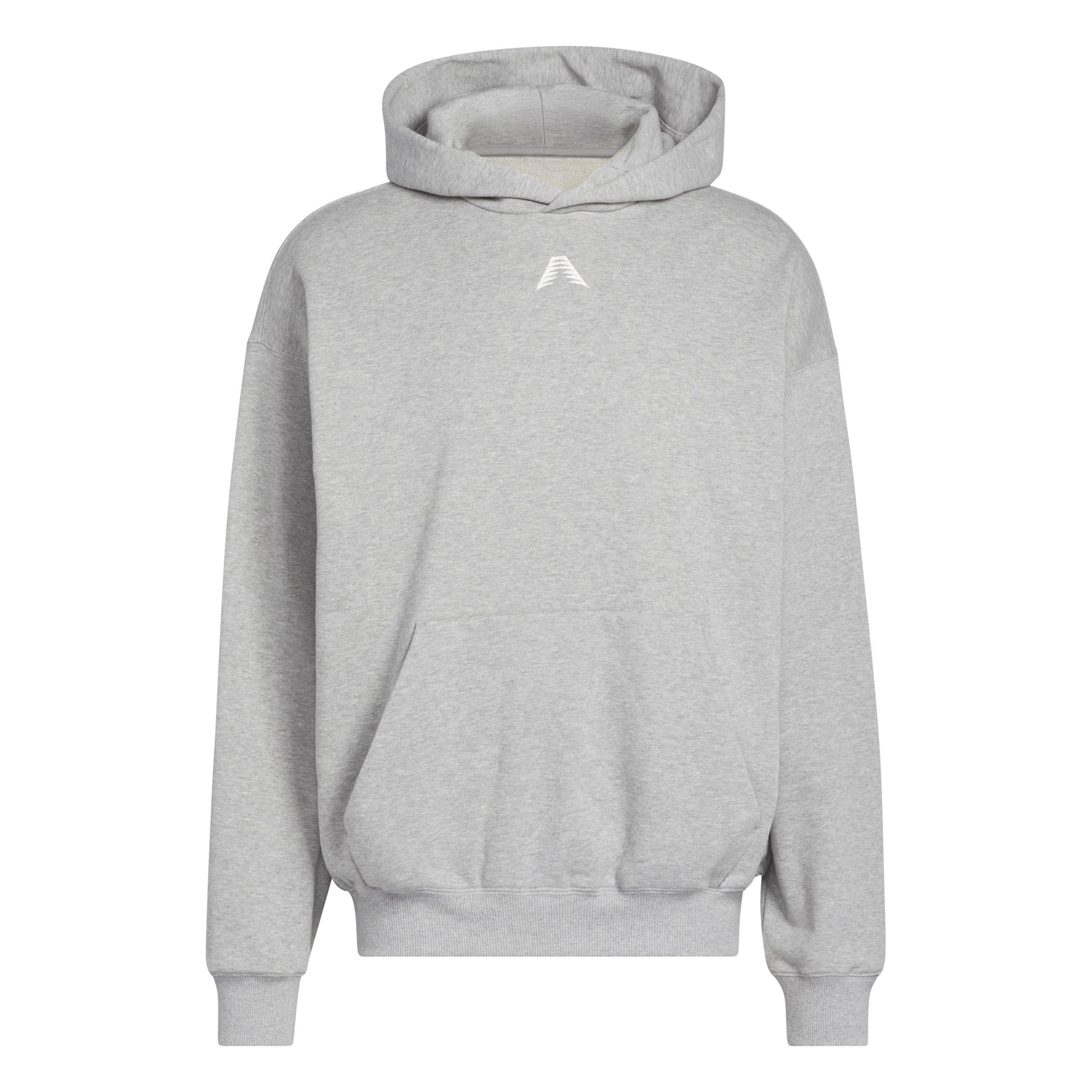 Adidas Men's Anted Gfx Pull Over Hoodie - Grey - S