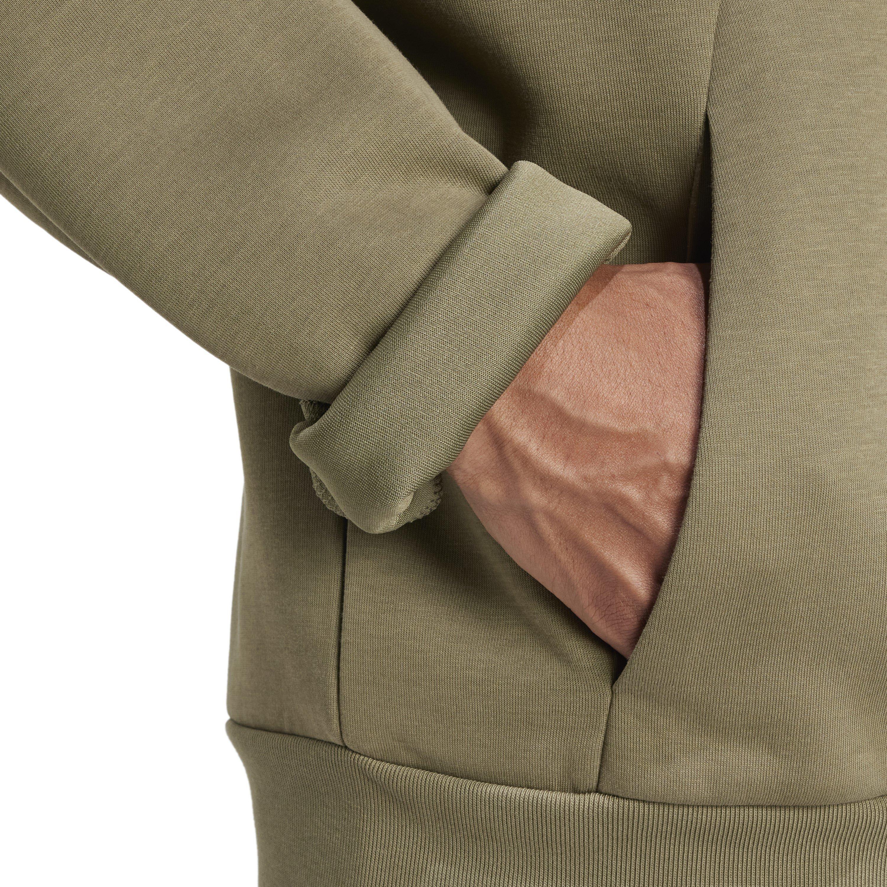 Olive Strata - adidas - Future Icons 3-Stripes Hoodie Mens - 5