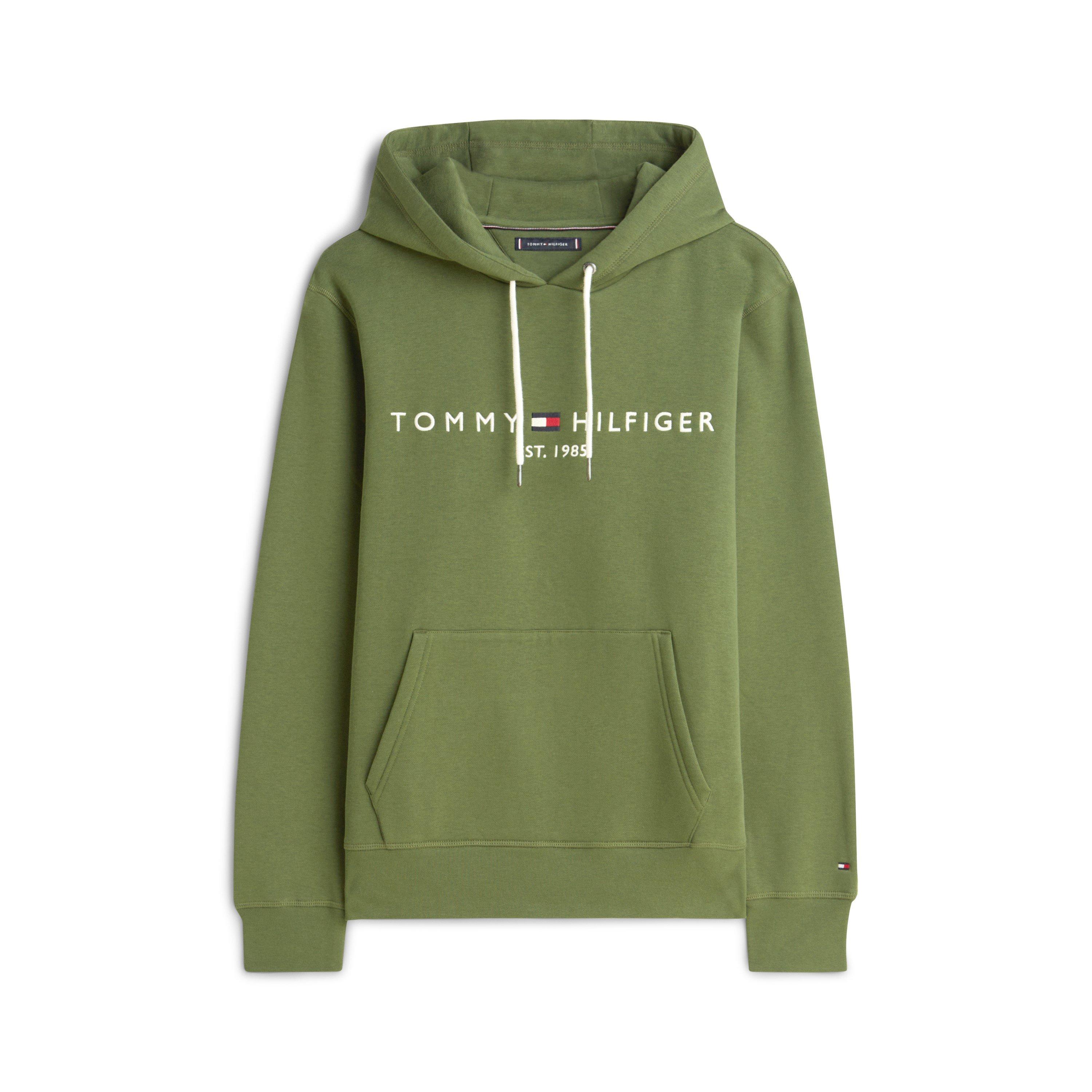 Tommy Hilfiger Logo Hoodie - Mountain Pine - S