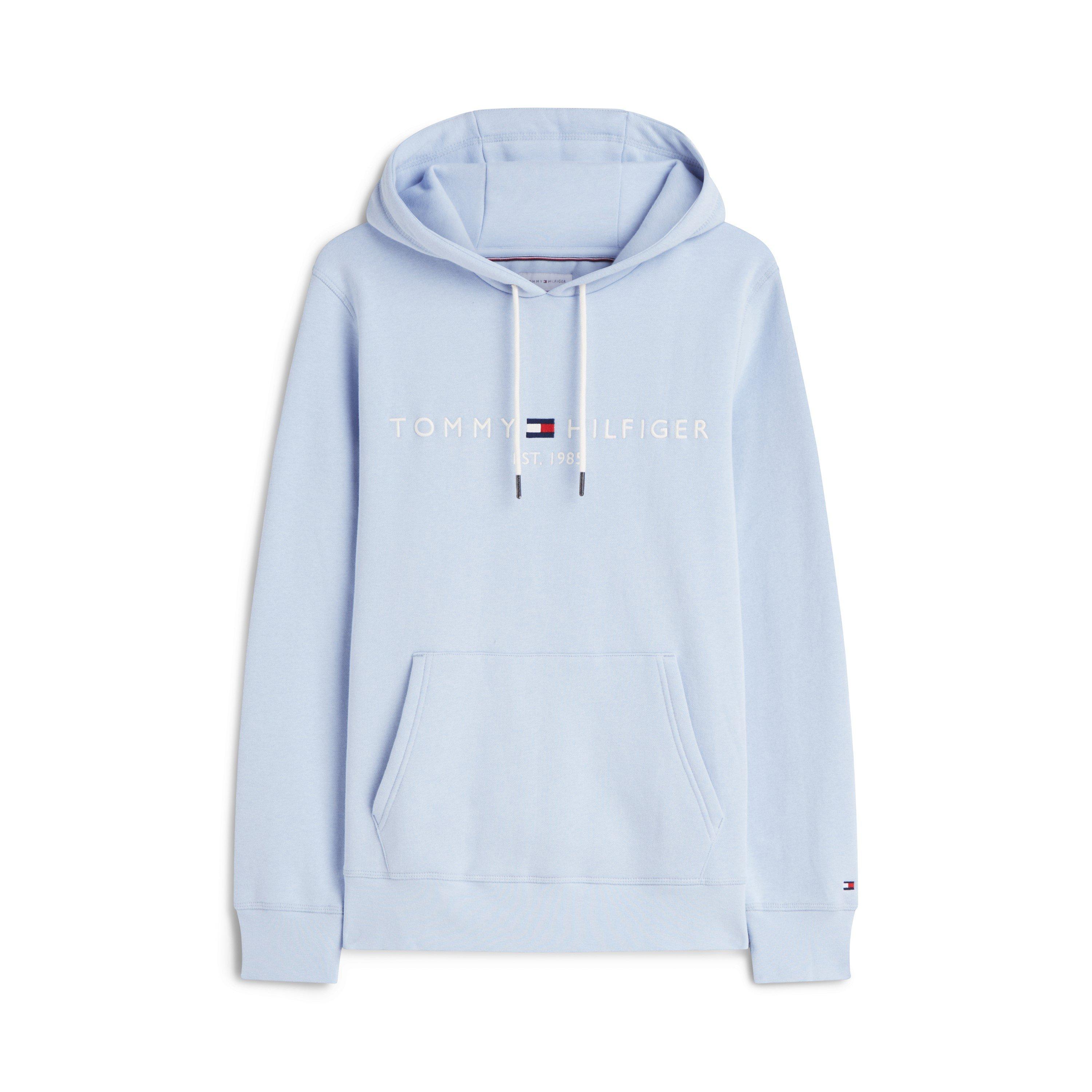 Tommy Hilfiger Men's Logo Hoodie - Breezy Blue - S