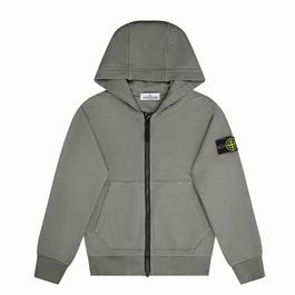 Stone Island Badge Zip Hoodie