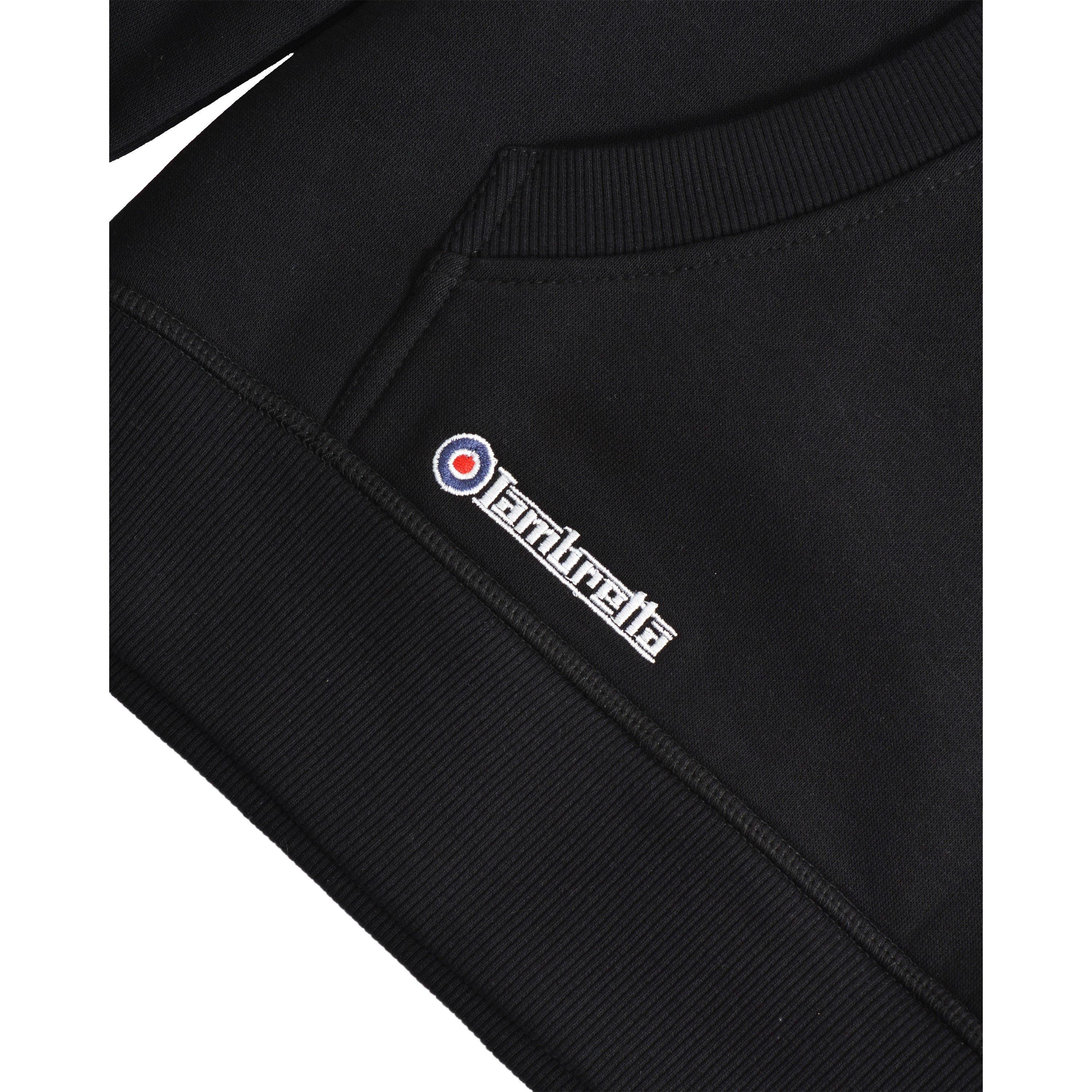 Black - Lambretta - Men's Target Hoodie - 4