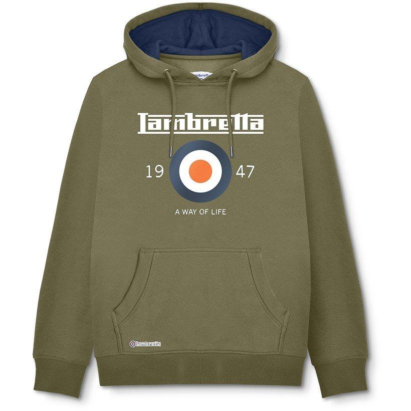 Verde - Lambretta - Men's Target Hoodie - 1