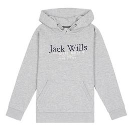 Jack Wills Kids Batsford Script Logo Hoodie