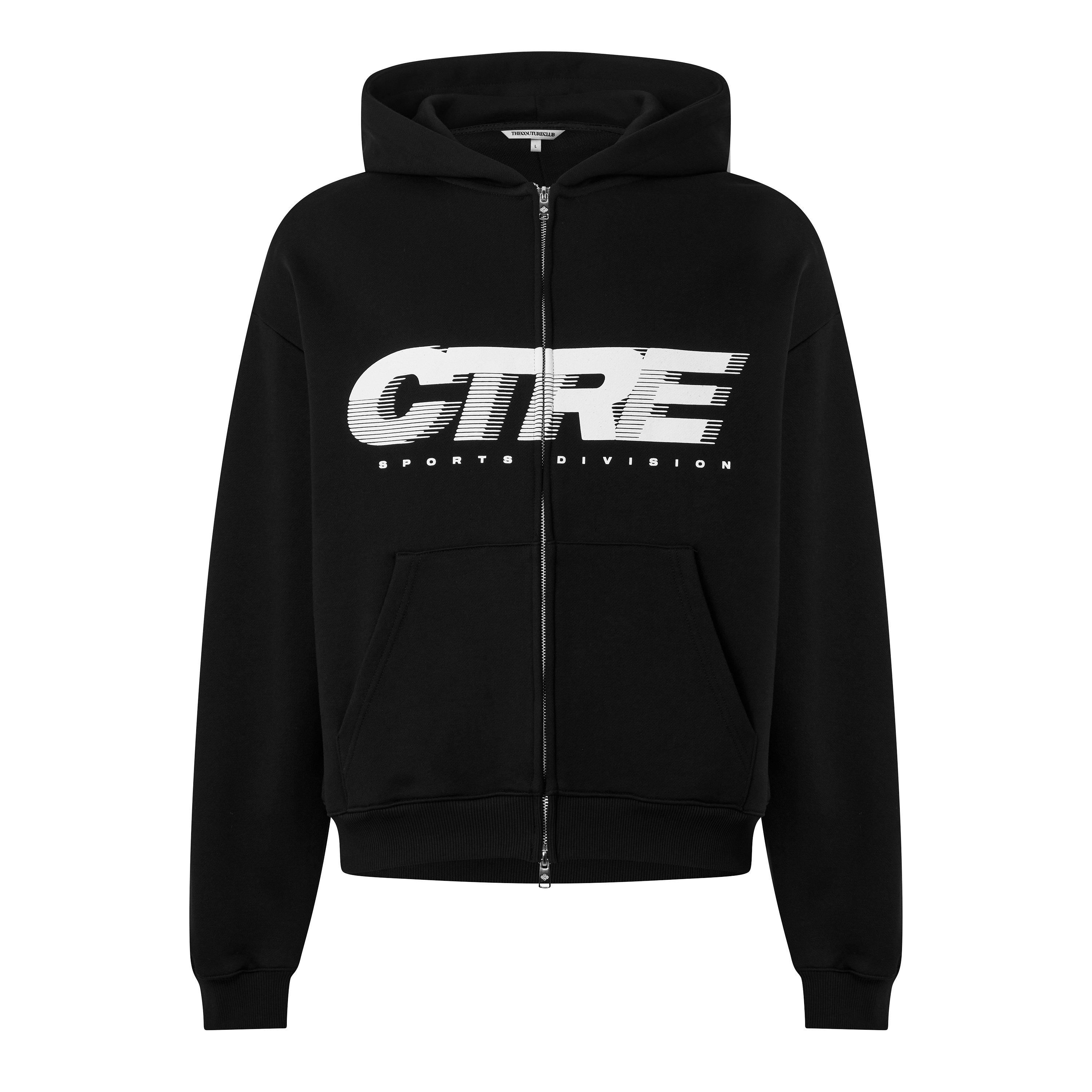 Black - The Couture Club - Couture CTRE Zp Hd Sn64 - 1