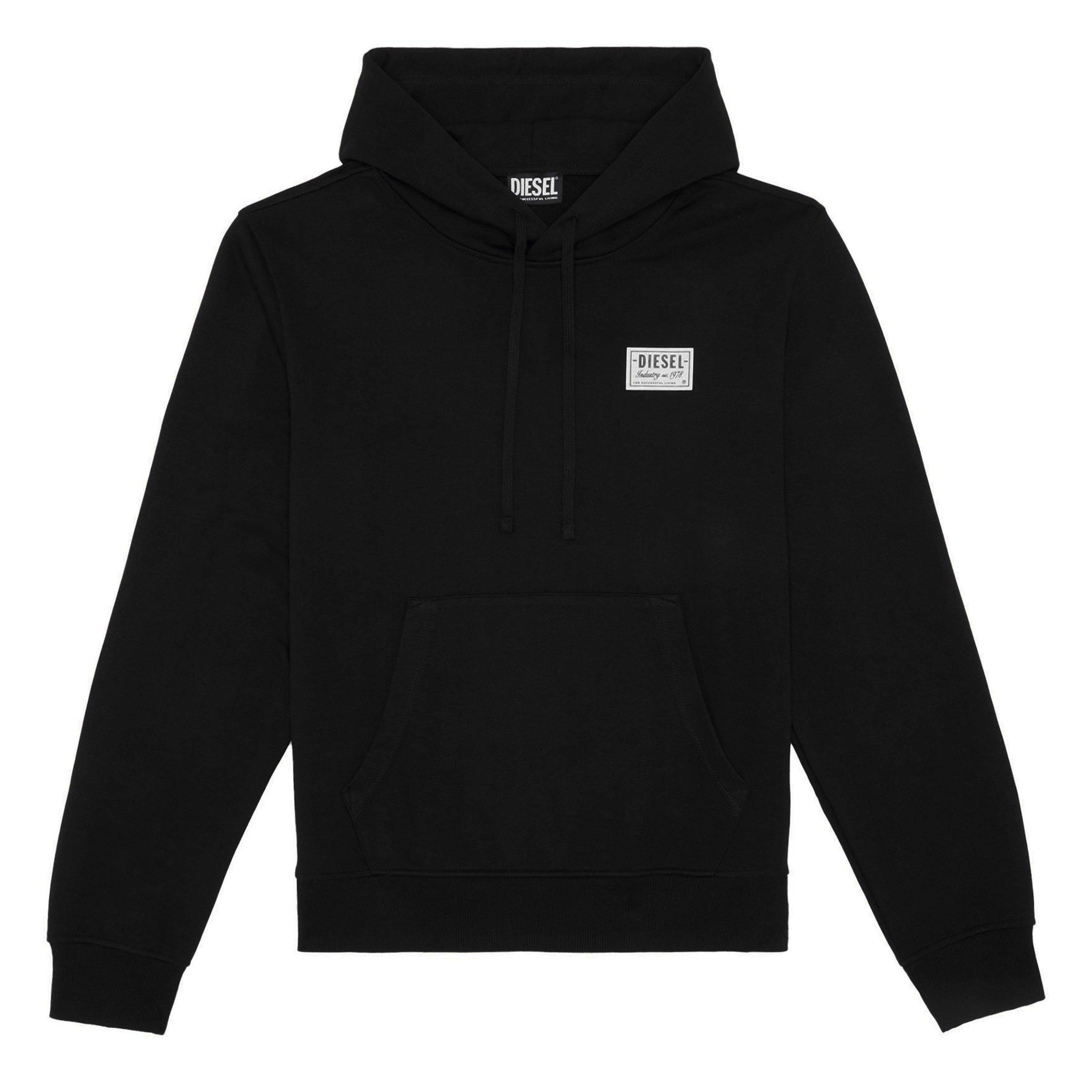Black 9XX - Diesel - Patch Logo OTH Hoodie Mens - 1