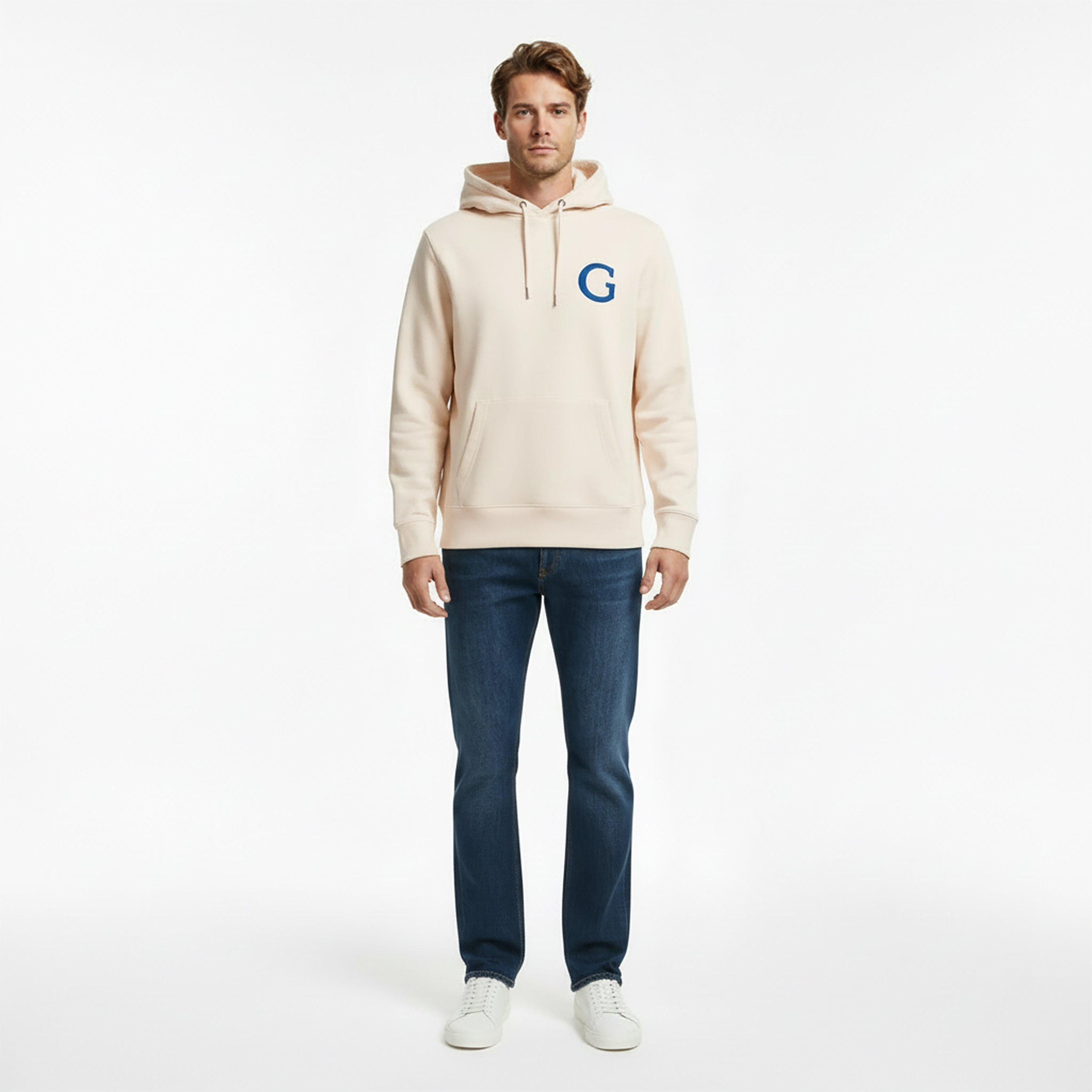 Cream 130 - Gant - Men's Overhead Hoodie - 5