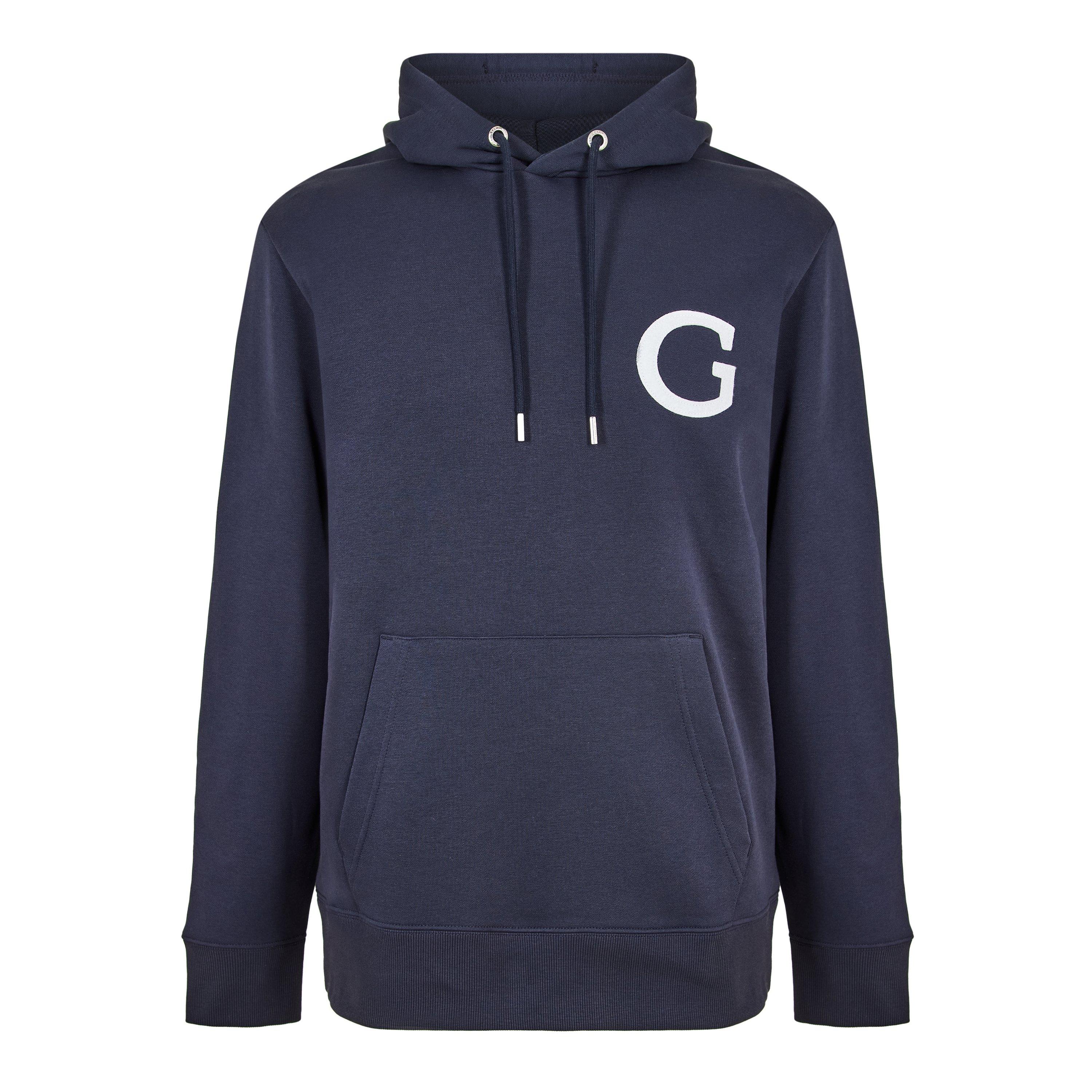 Gant Men's Overhead Hoodie - Evenng Blue 433 - M