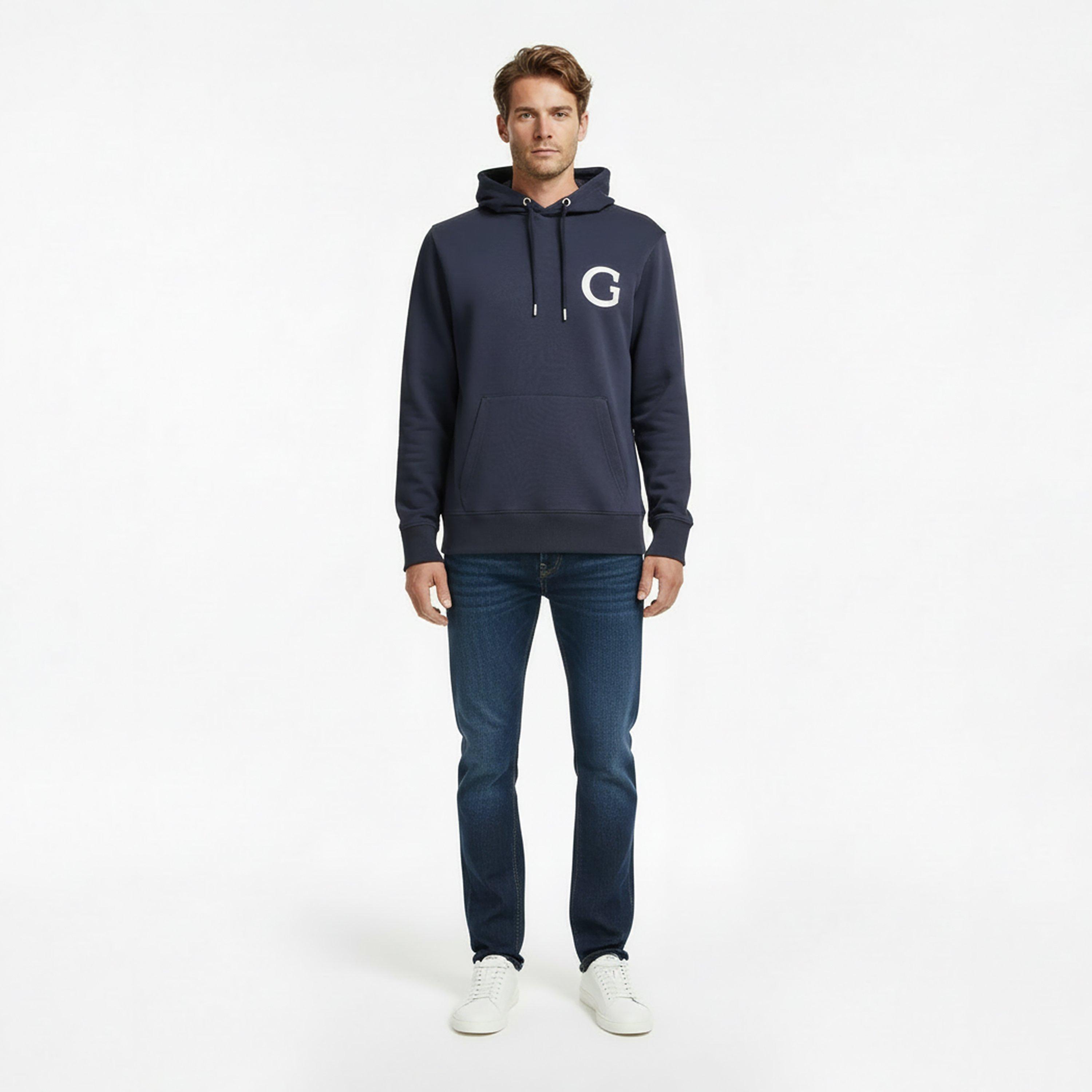 Evenng Blue 433 - Gant - Men's Overhead Hoodie - 6
