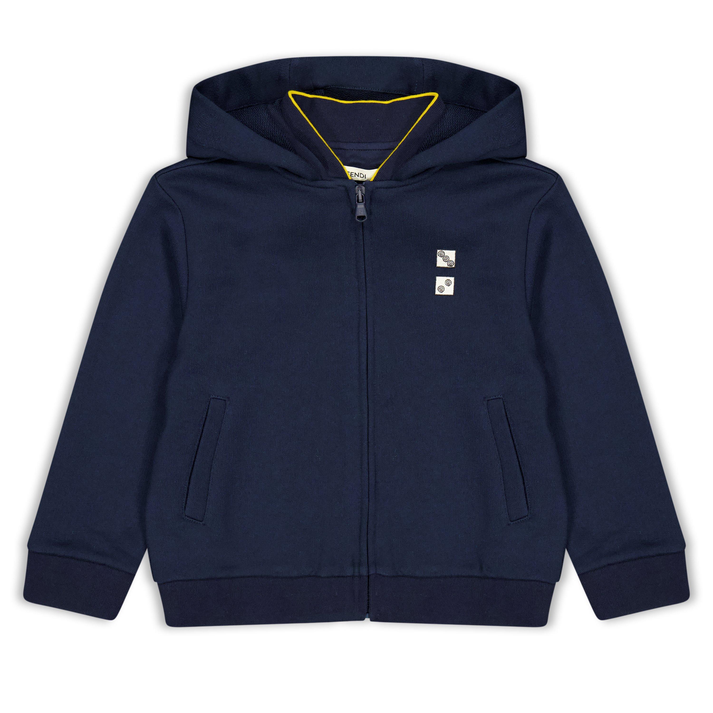 Blu Navy F0QG3 - Fendi - Fendi Lgo Zip OTH Jn64 - 1