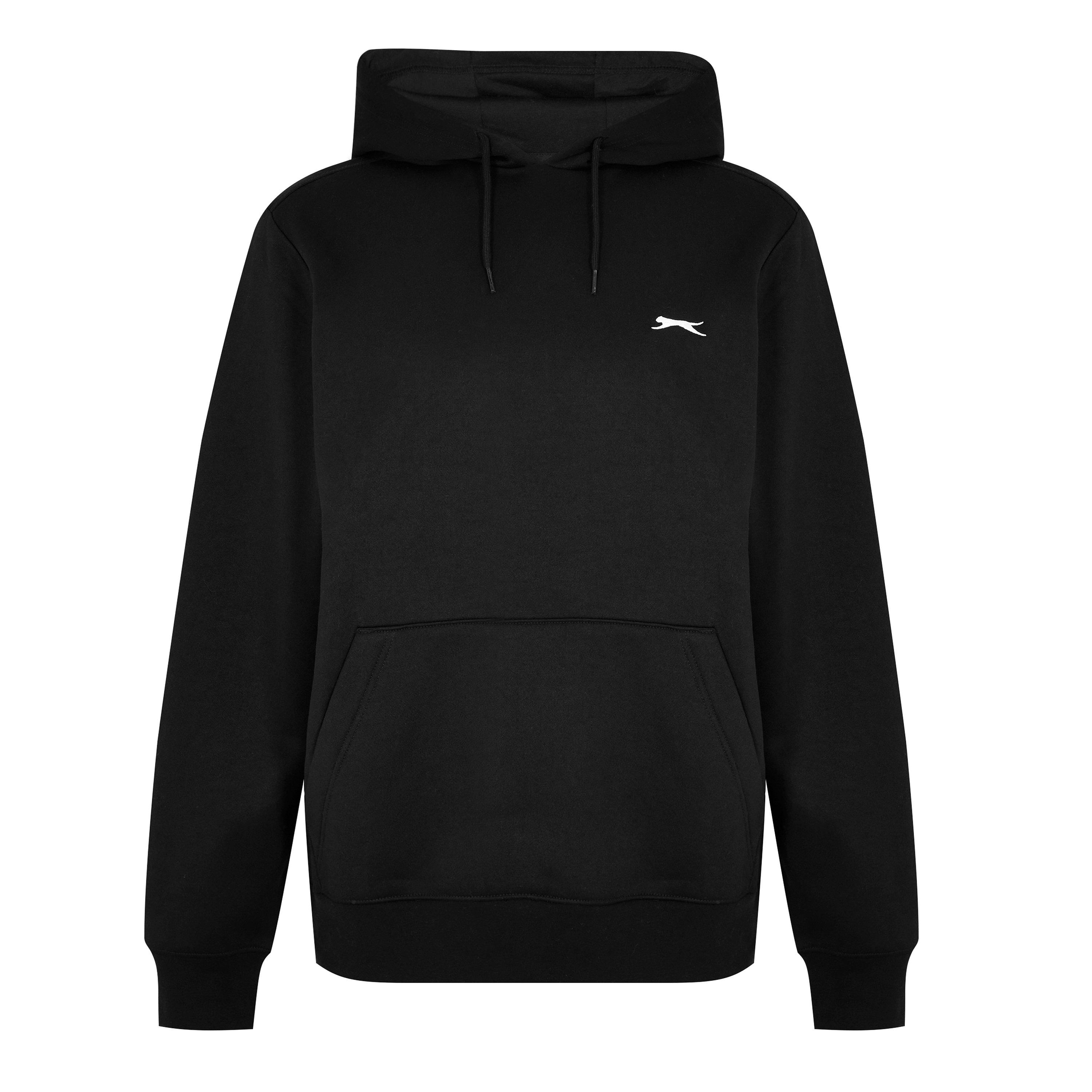 Black - Slazenger - Fleece Hoodie Mens - 1
