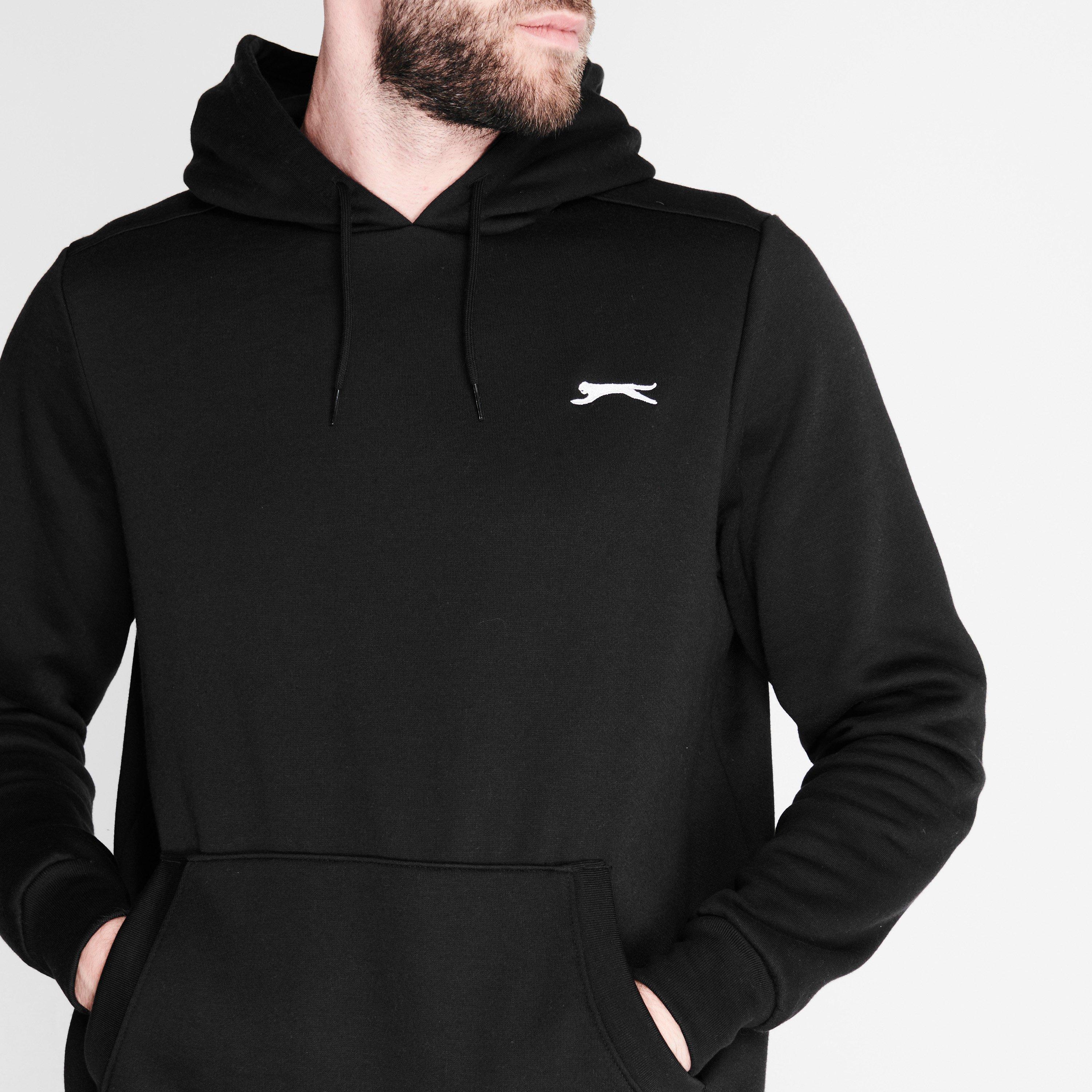 Nero - Slazenger - Fleece Hoodie Mens - 5